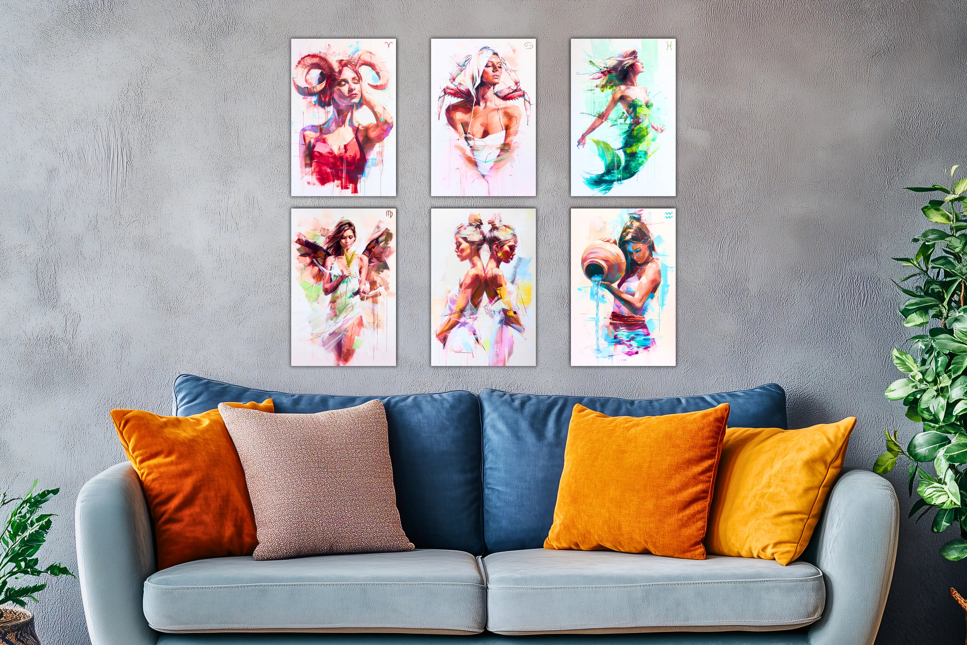 Collection tableaux femmes astrologie - DreamWay Image