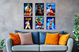 Tableaux Héros cultes 70s/80s