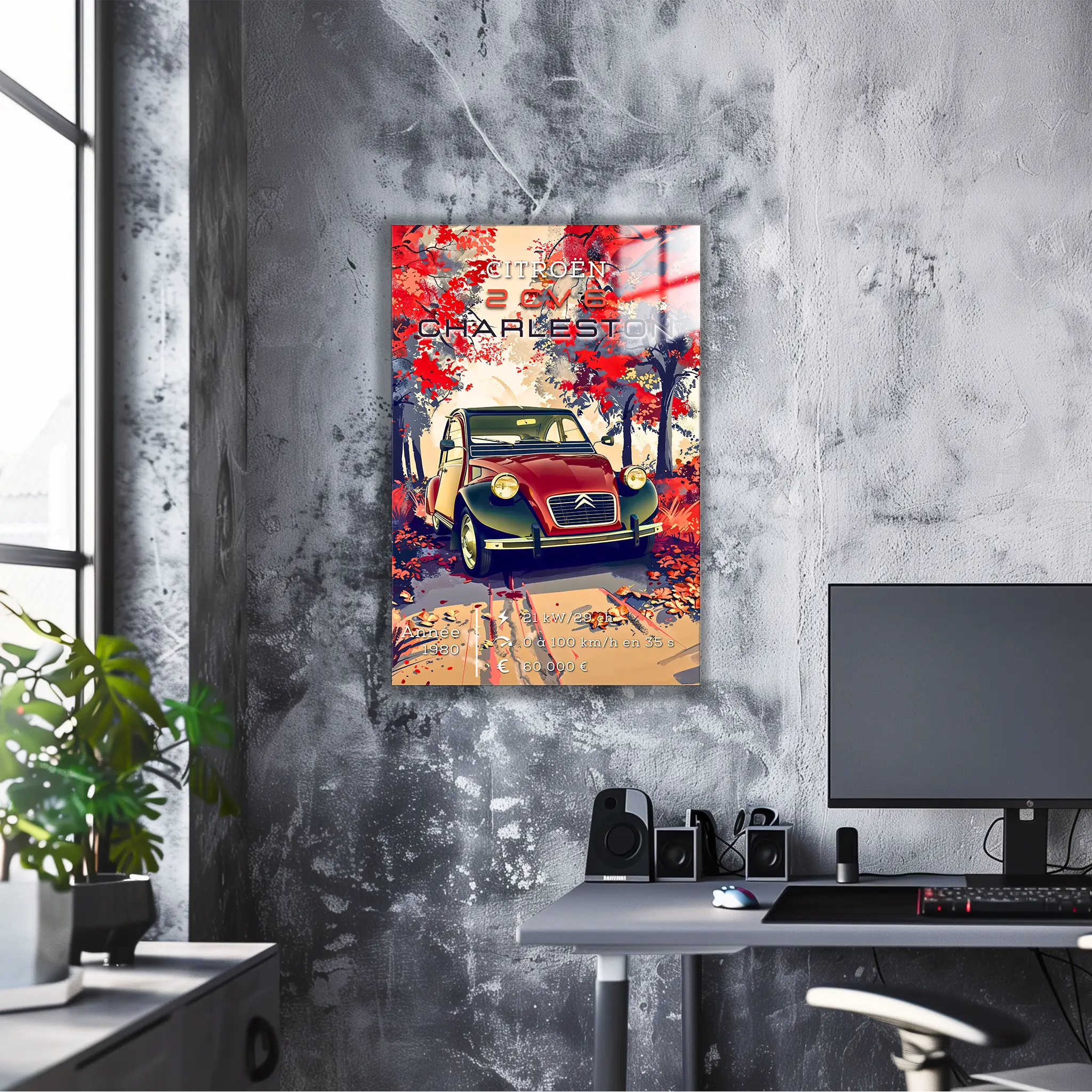 Tableau-2-CV-Citroen-Charleston | DreamWay