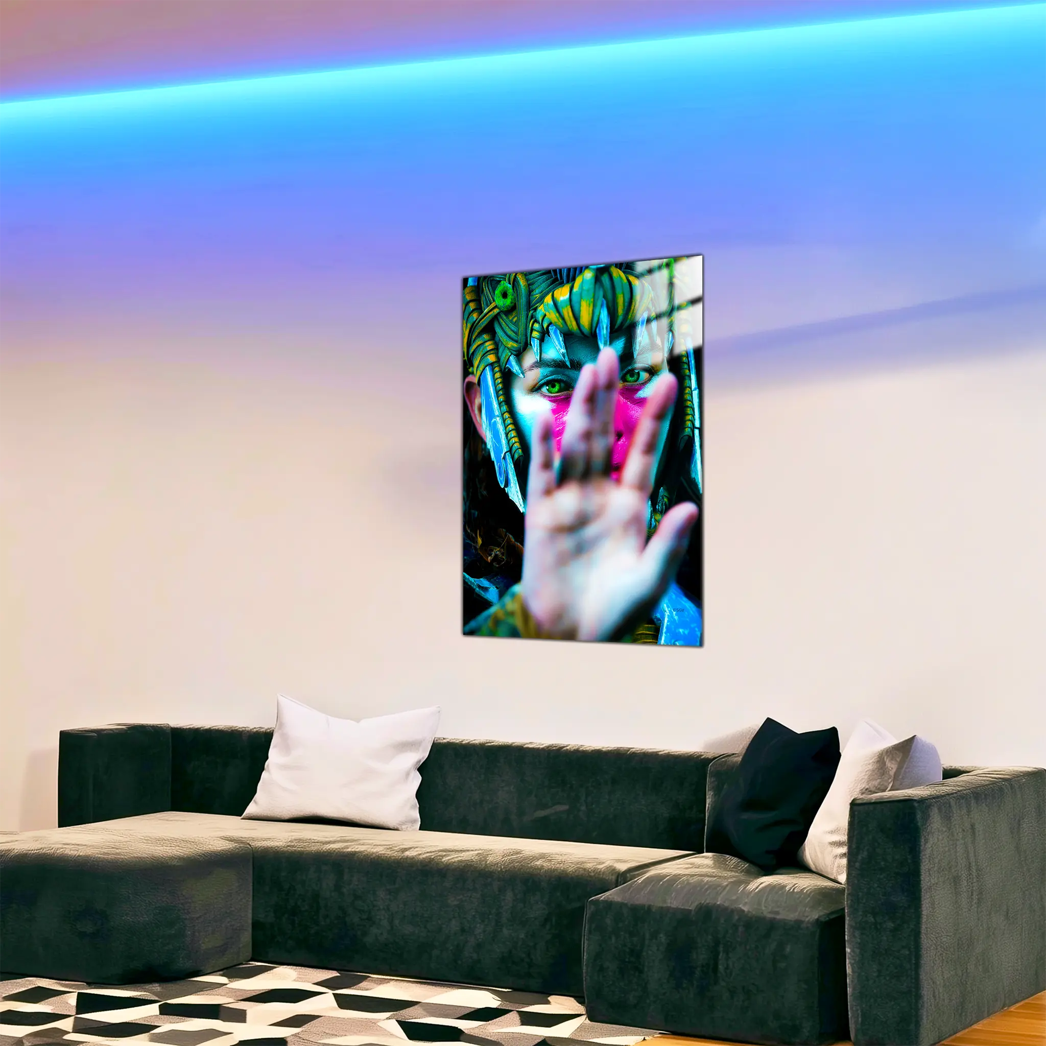 Tableau-Aloy-horizon-forbidden-west-dans-le-salon | DreamWay