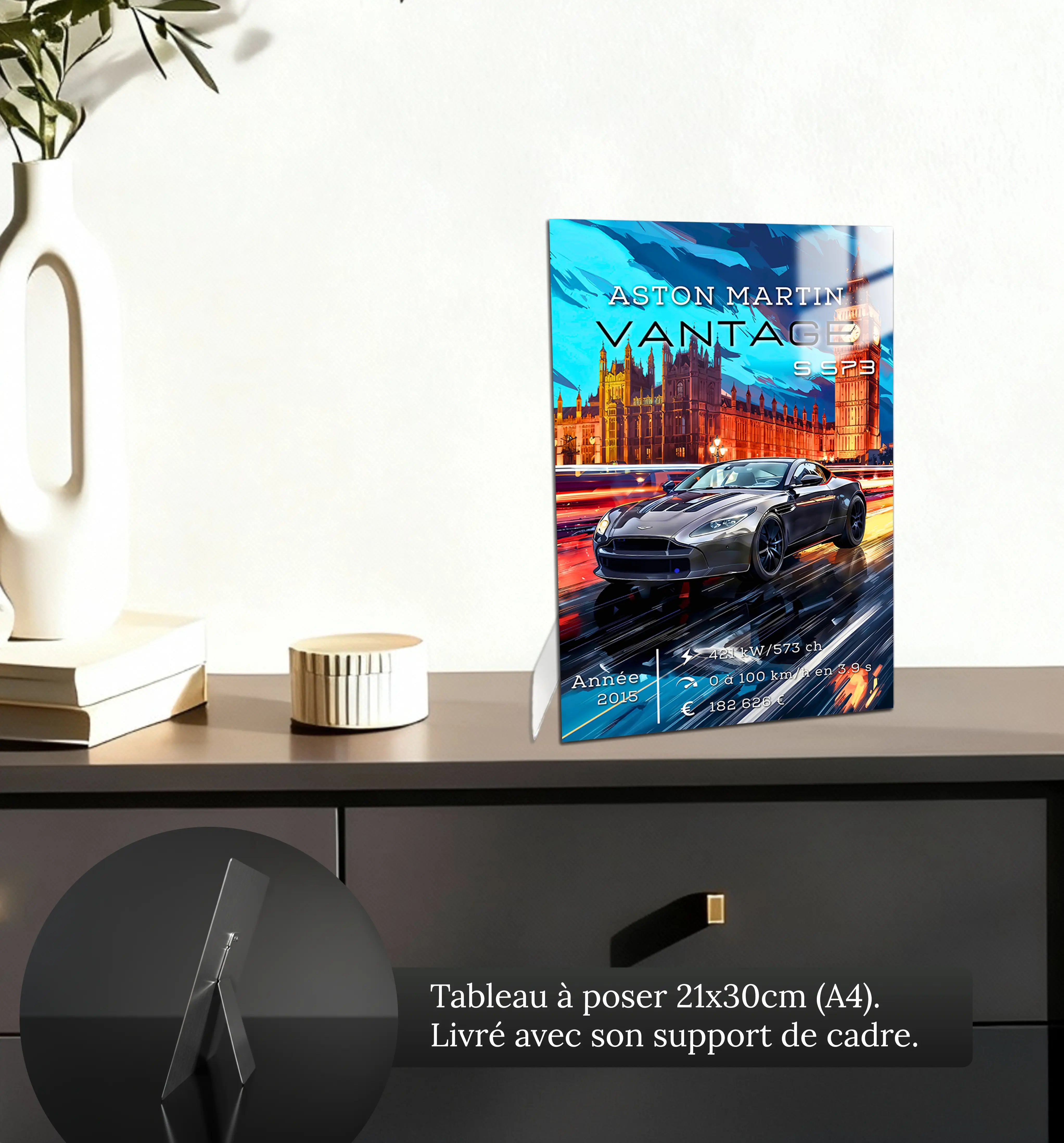 Tableau-Aston-Martin-Vantage-S-573-petit-format-a-poser-sur-meuble | DreamWay