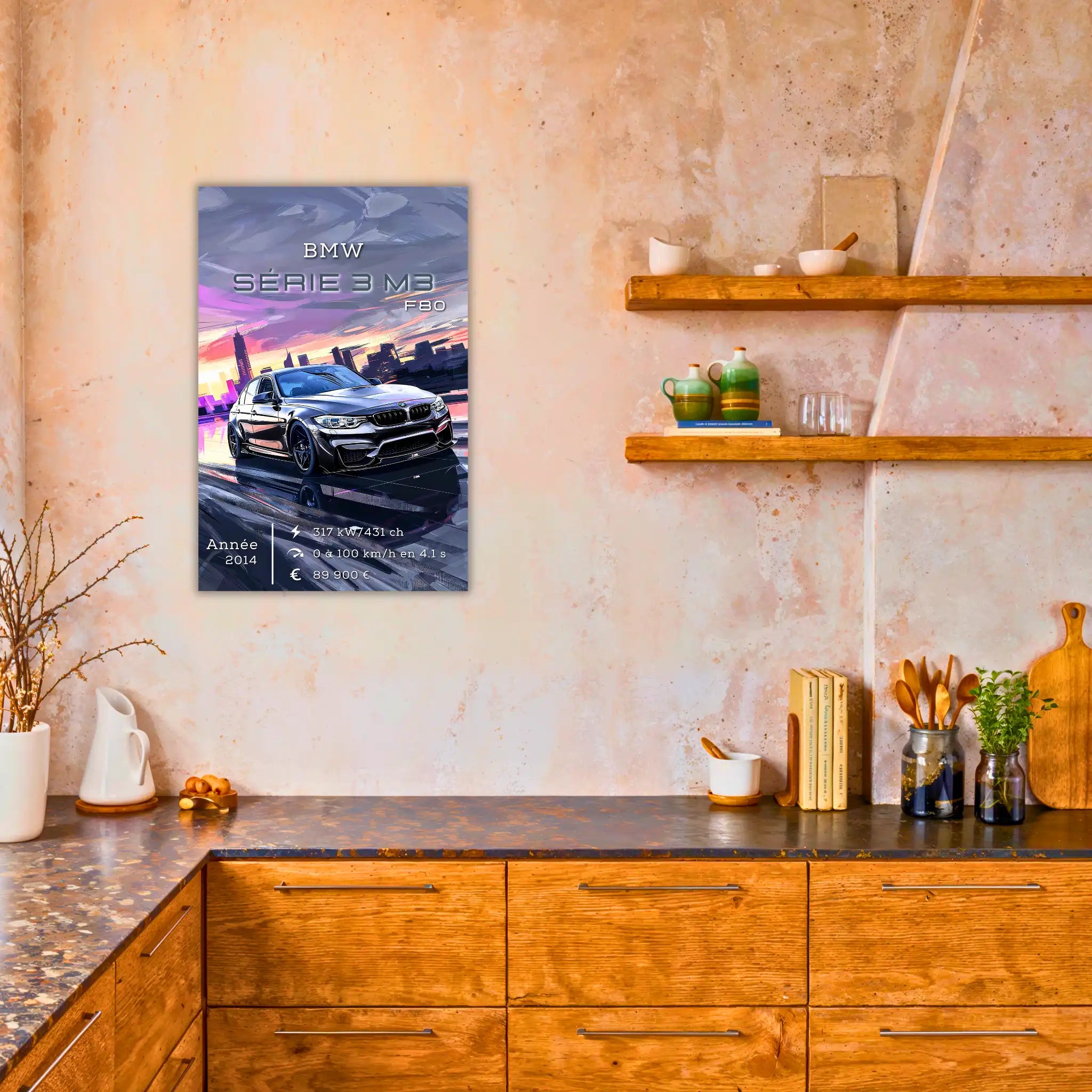 Tableau-BMW-serie-3-M3-R80-dans-la-cuisine | DreamWay