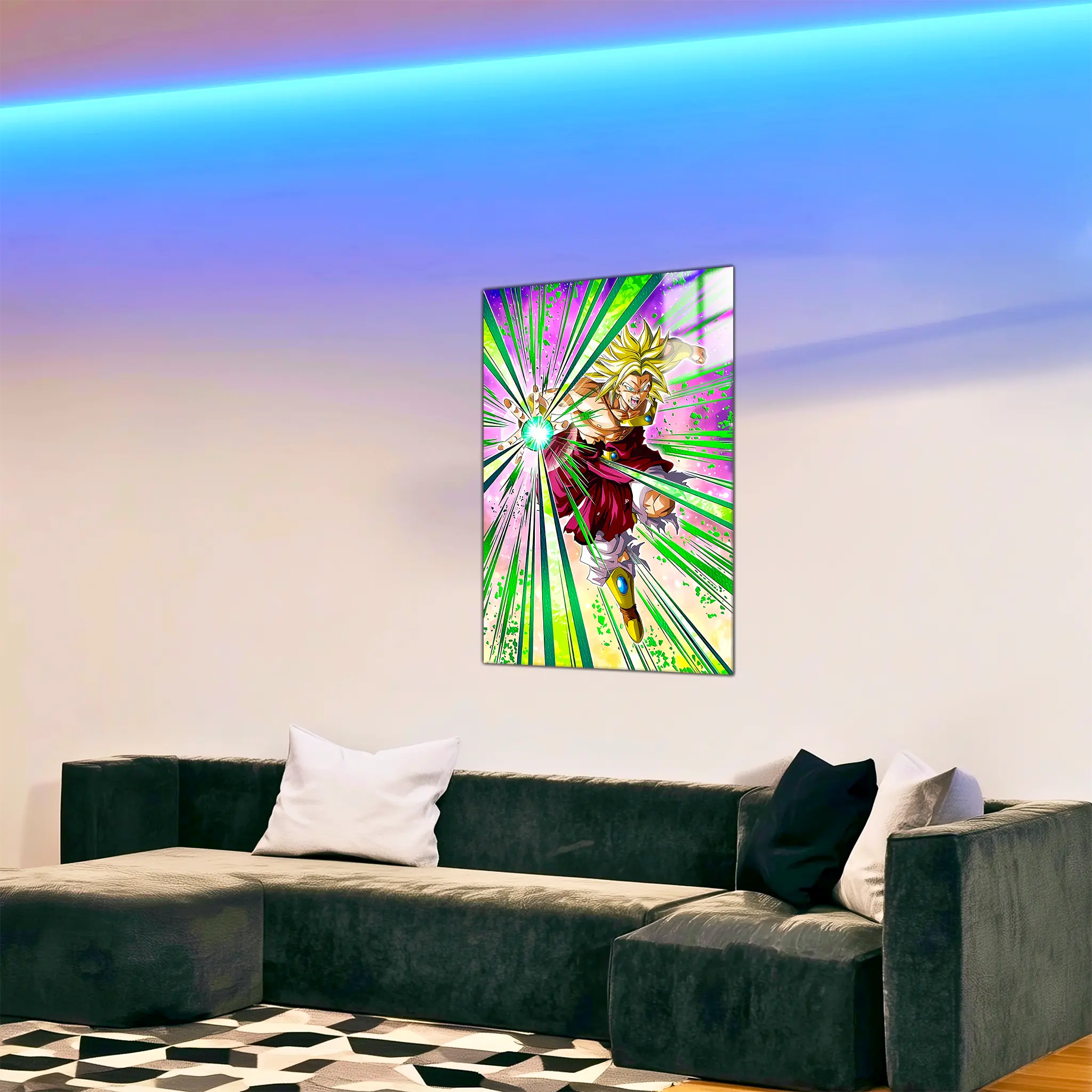 Tableau-Dragon-ball-z-broly-super-attaque-dans-le-salon | DreamWay