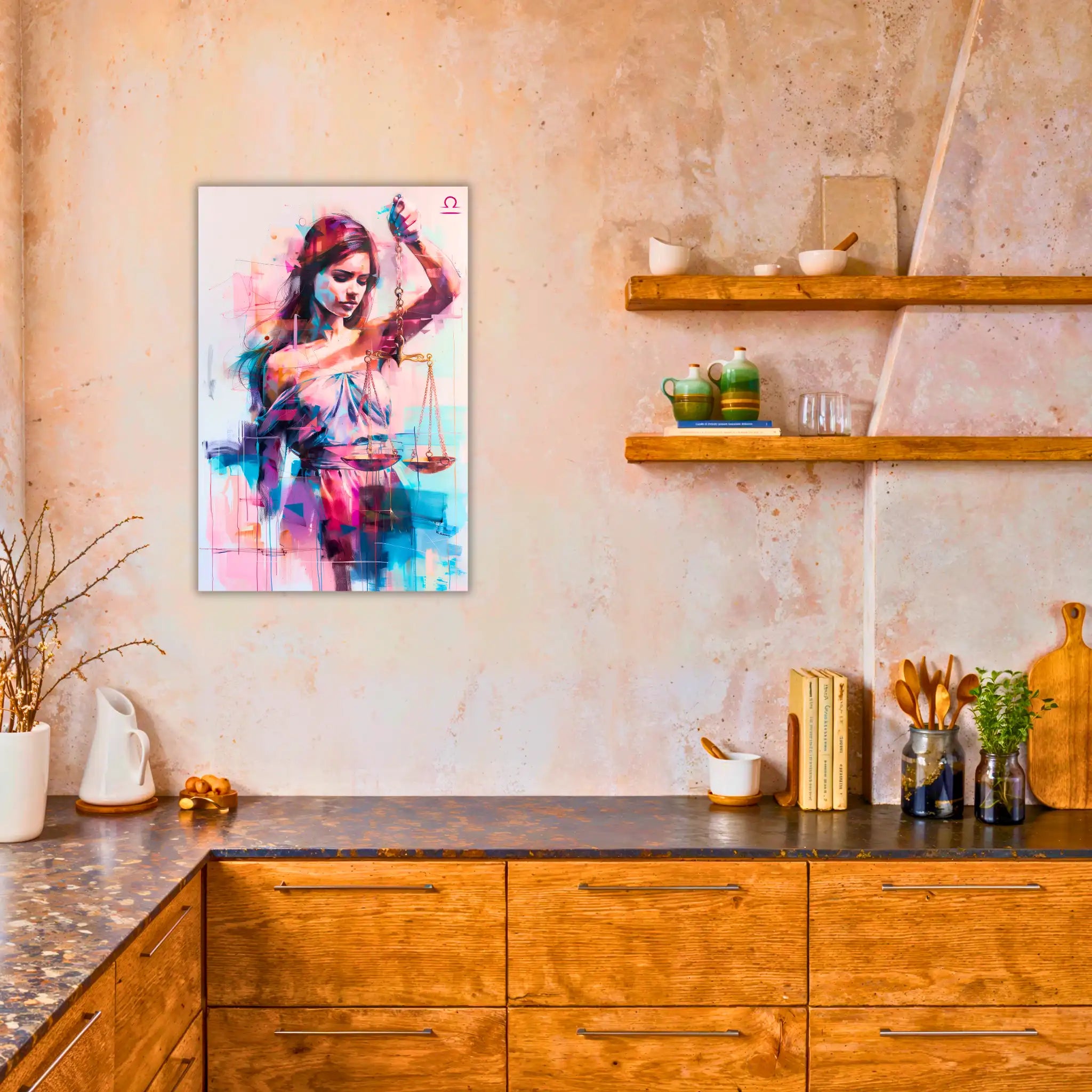 Tableau-Femme-Balance-dans-la-cuisine | DreamWay
