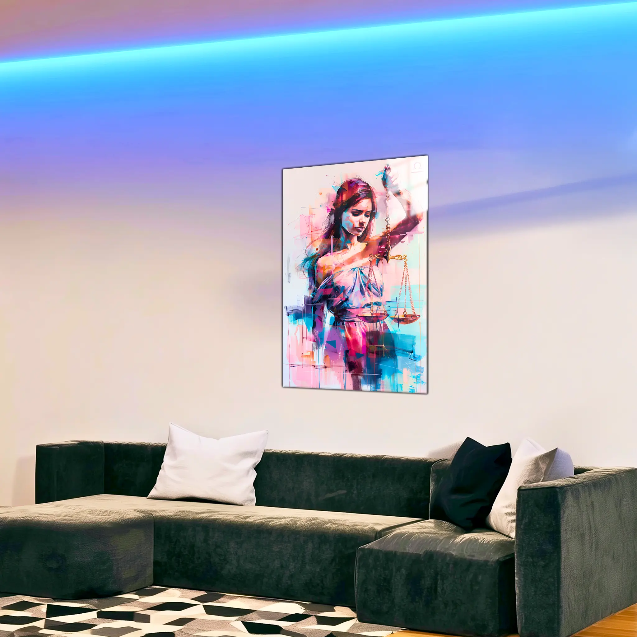 Tableau-Femme-Balance-dans-le-salon | DreamWay