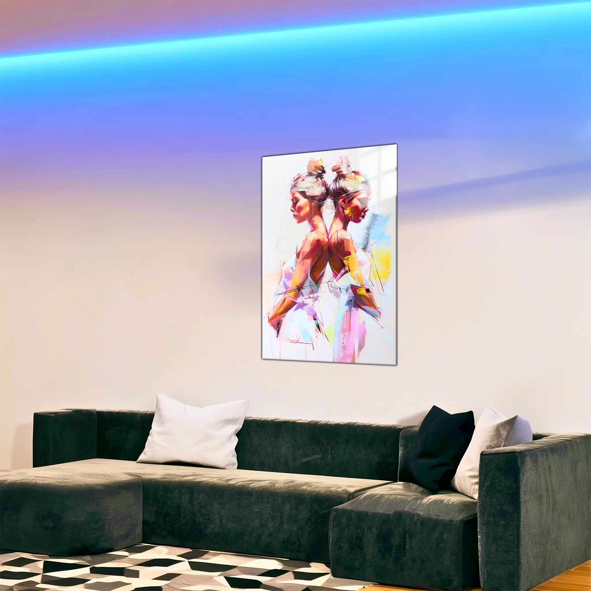 Tableau-Femme-Gemeau-dans-le-salon | DreamWay