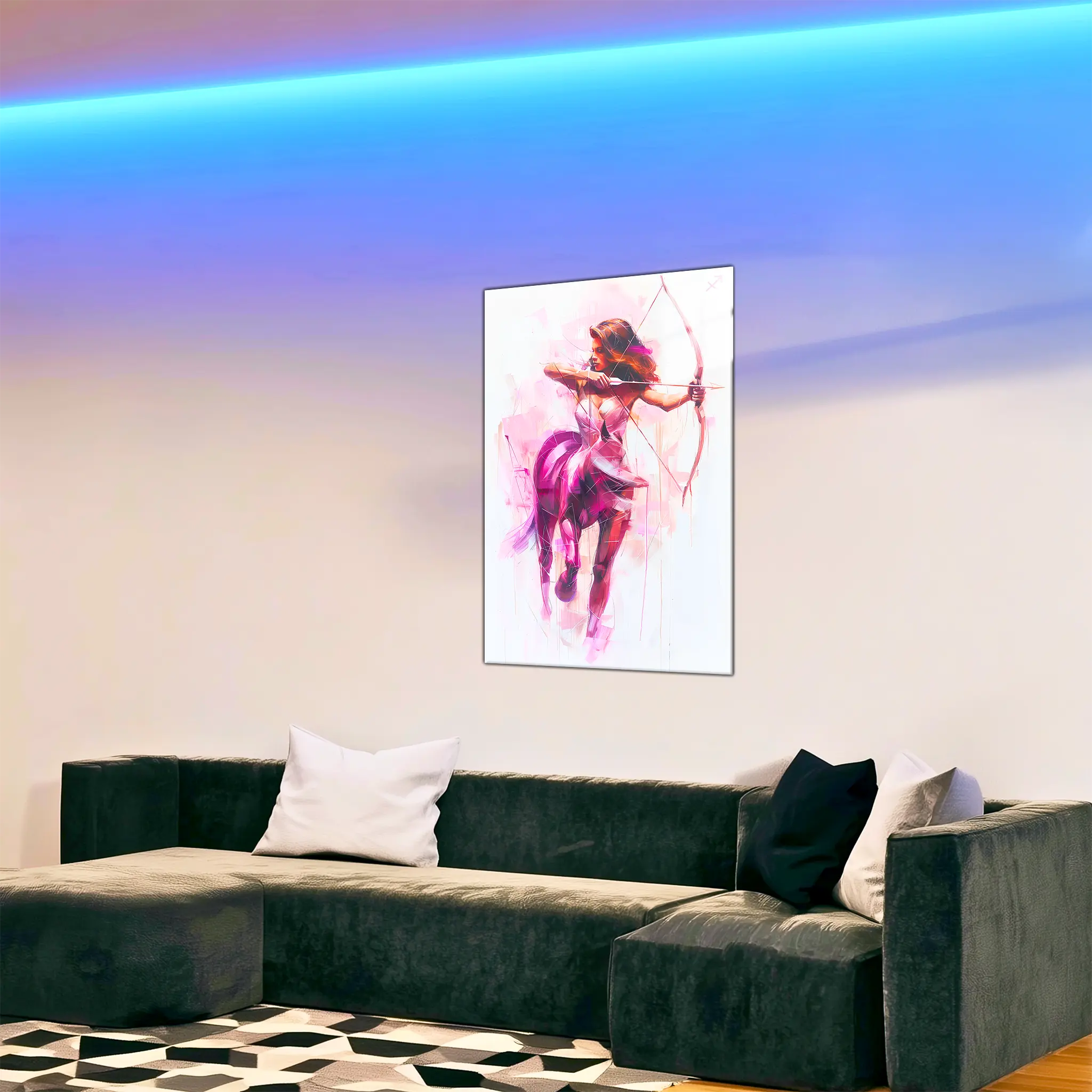 Tableau-Femme-Sagittaire-dans-le-salon | DreamWay