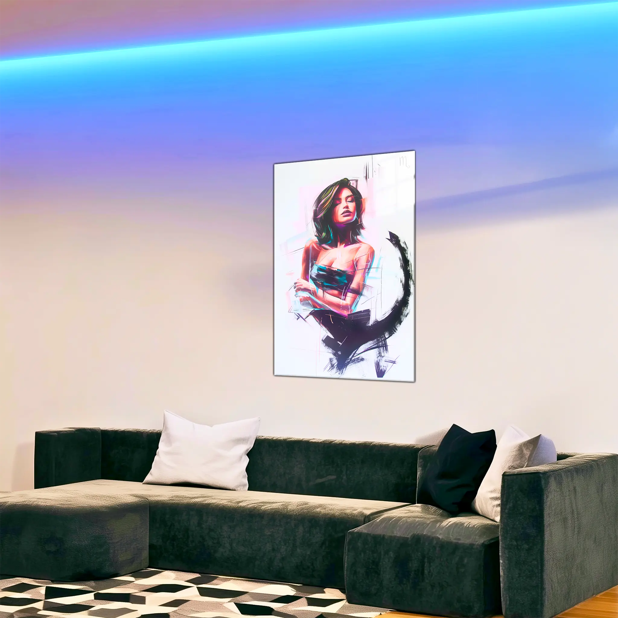 Tableau-Femme-Scorpion-dans-le-salon | DreamWay