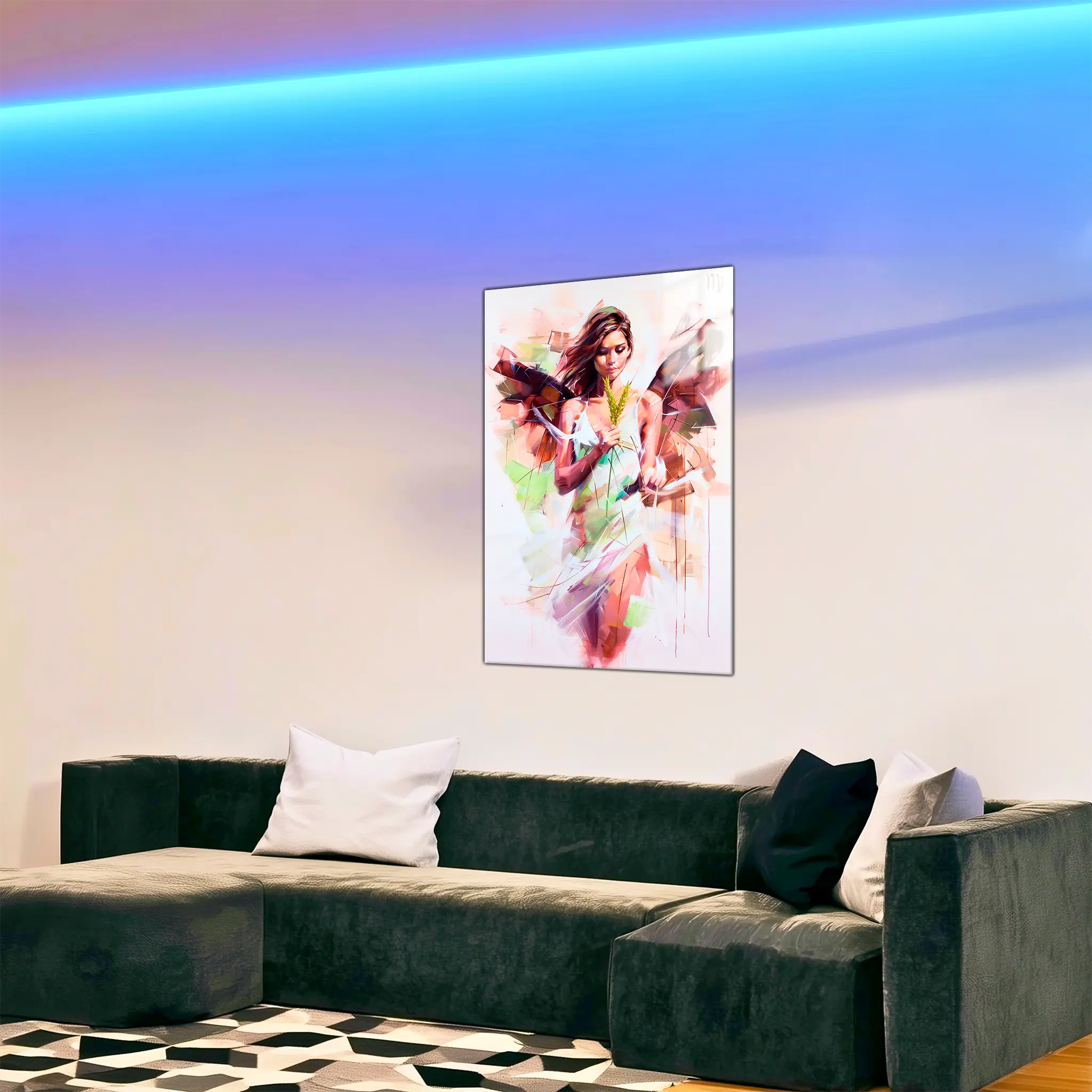 Tableau-Femme-Vierge-dans-le-salon | DreamWay
