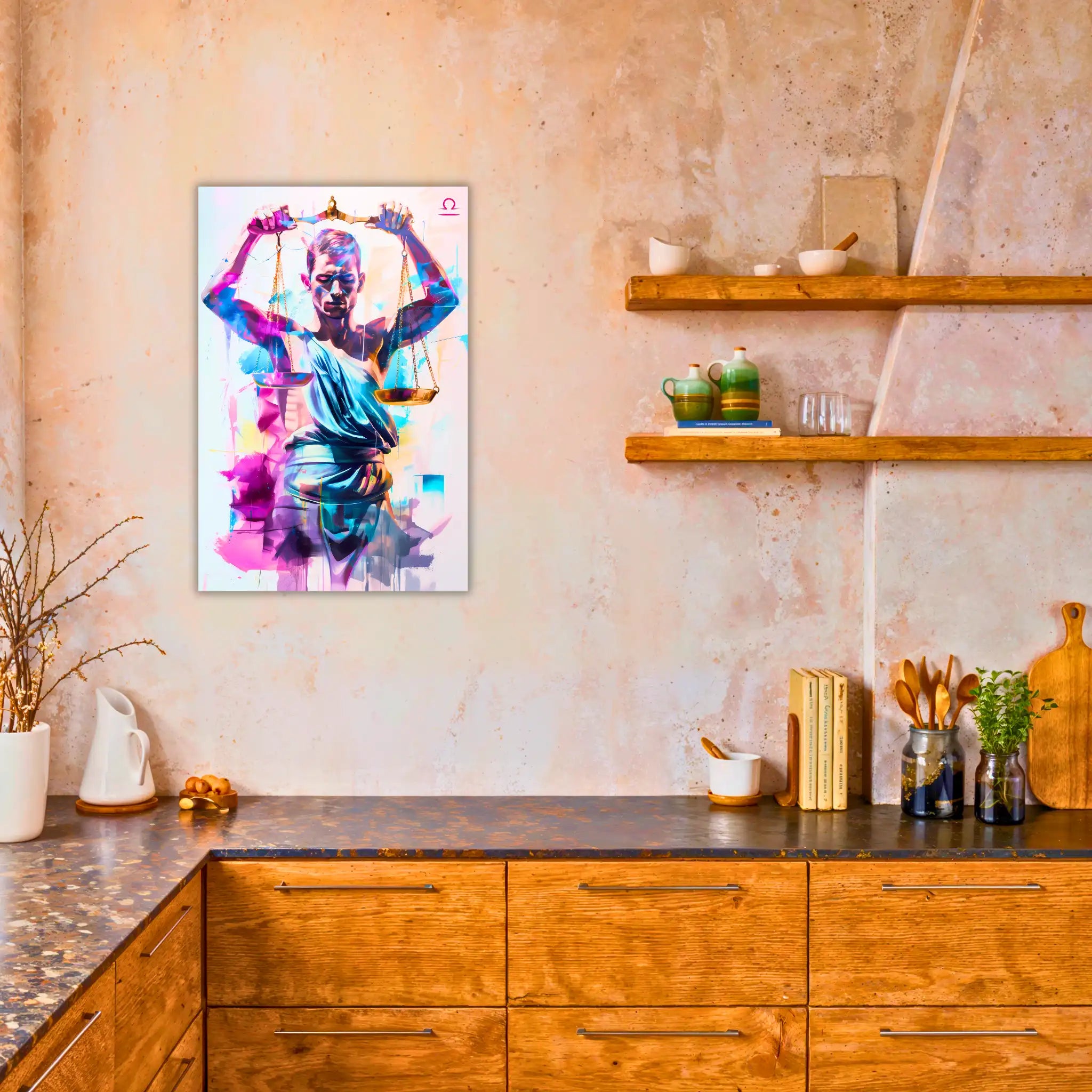 Tableau-Homme-Balance-dans-la-cuisine | DreamWay