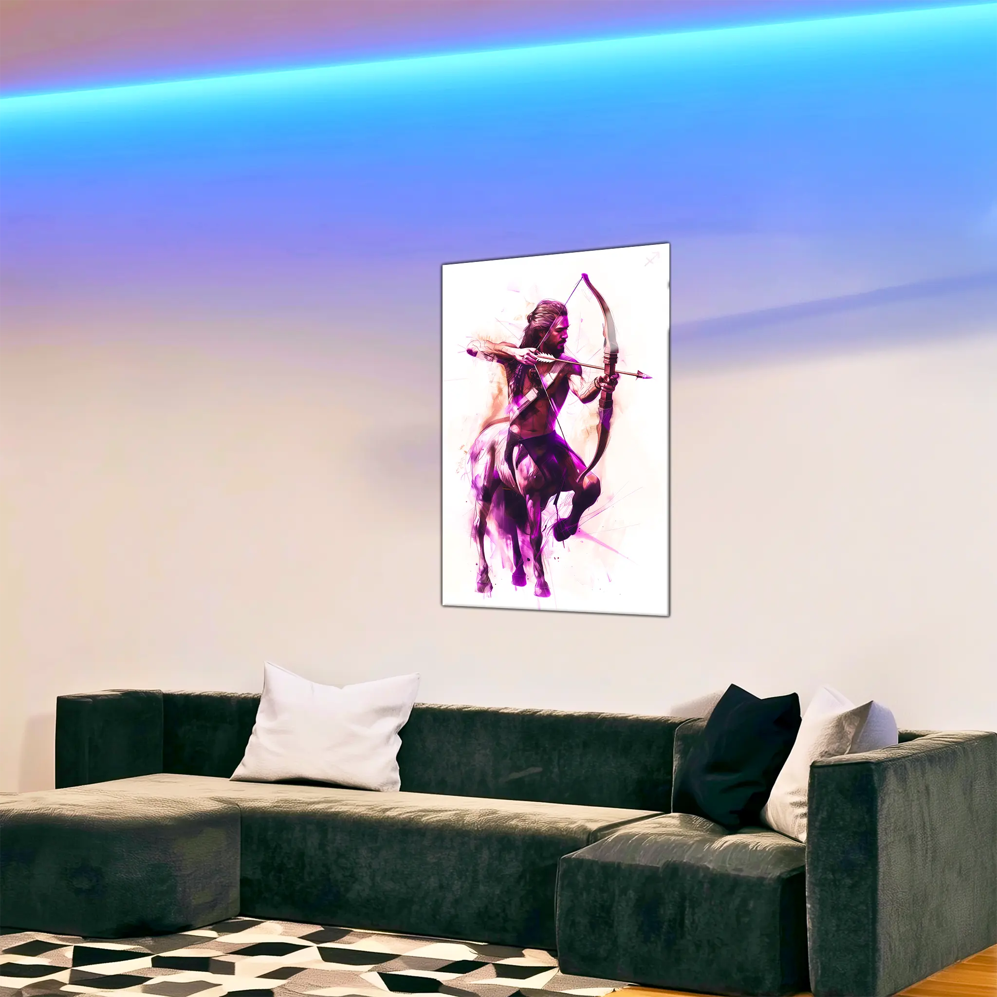 Tableau-Homme-Sagittaire-dans-le-salon | DreamWay