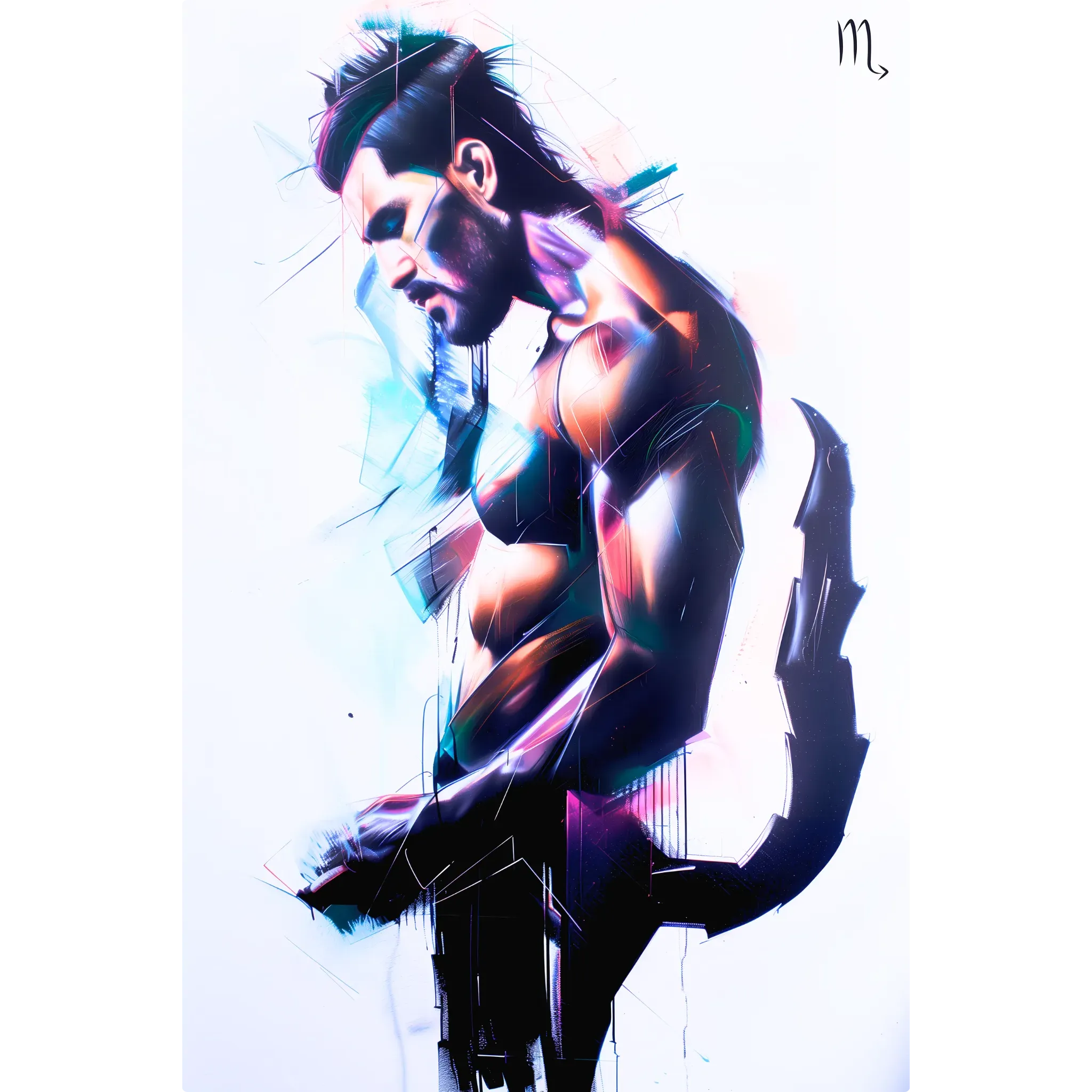 Tableau-Homme-Scorpion | DreamWay