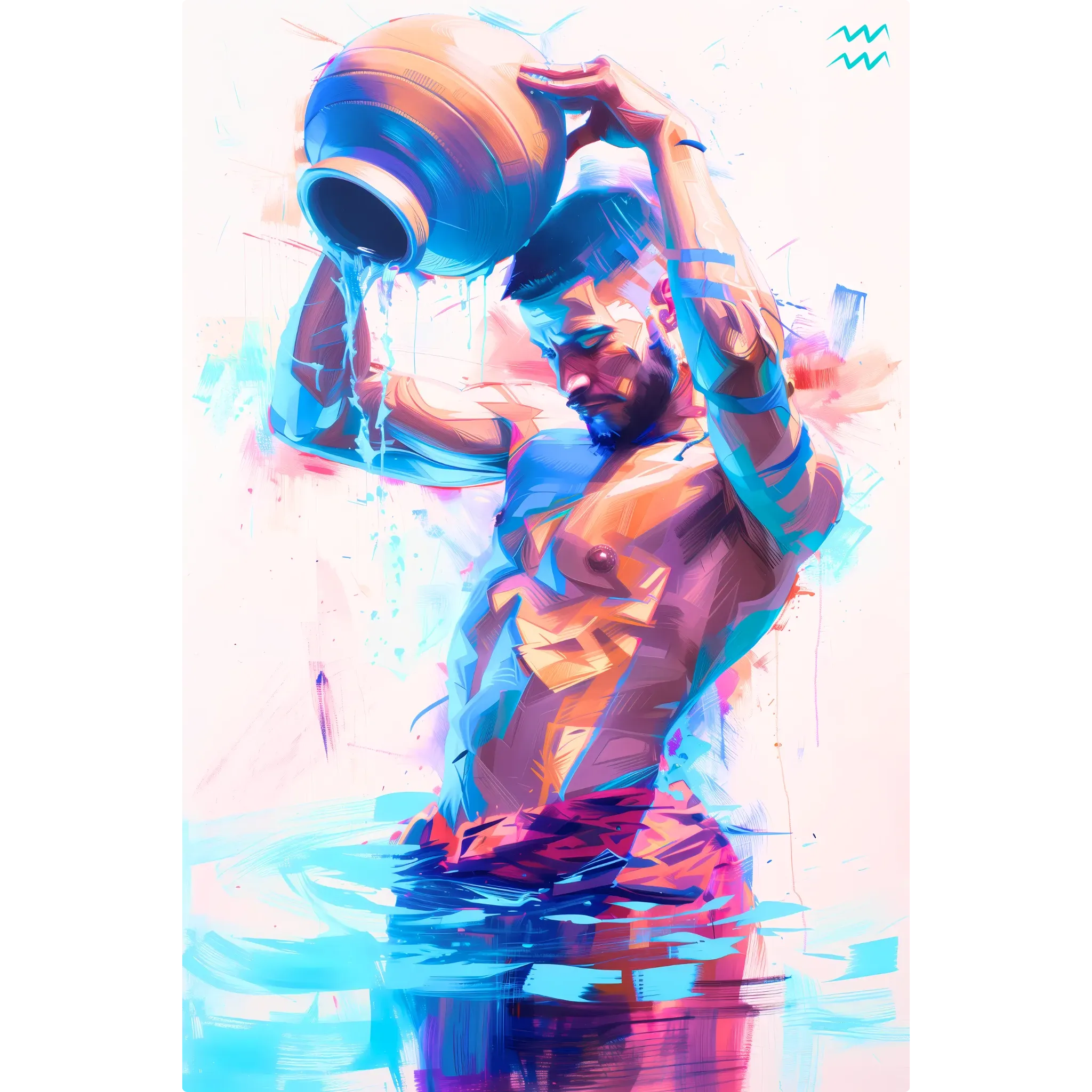 Tableau-Homme-Verseau | DreamWay
