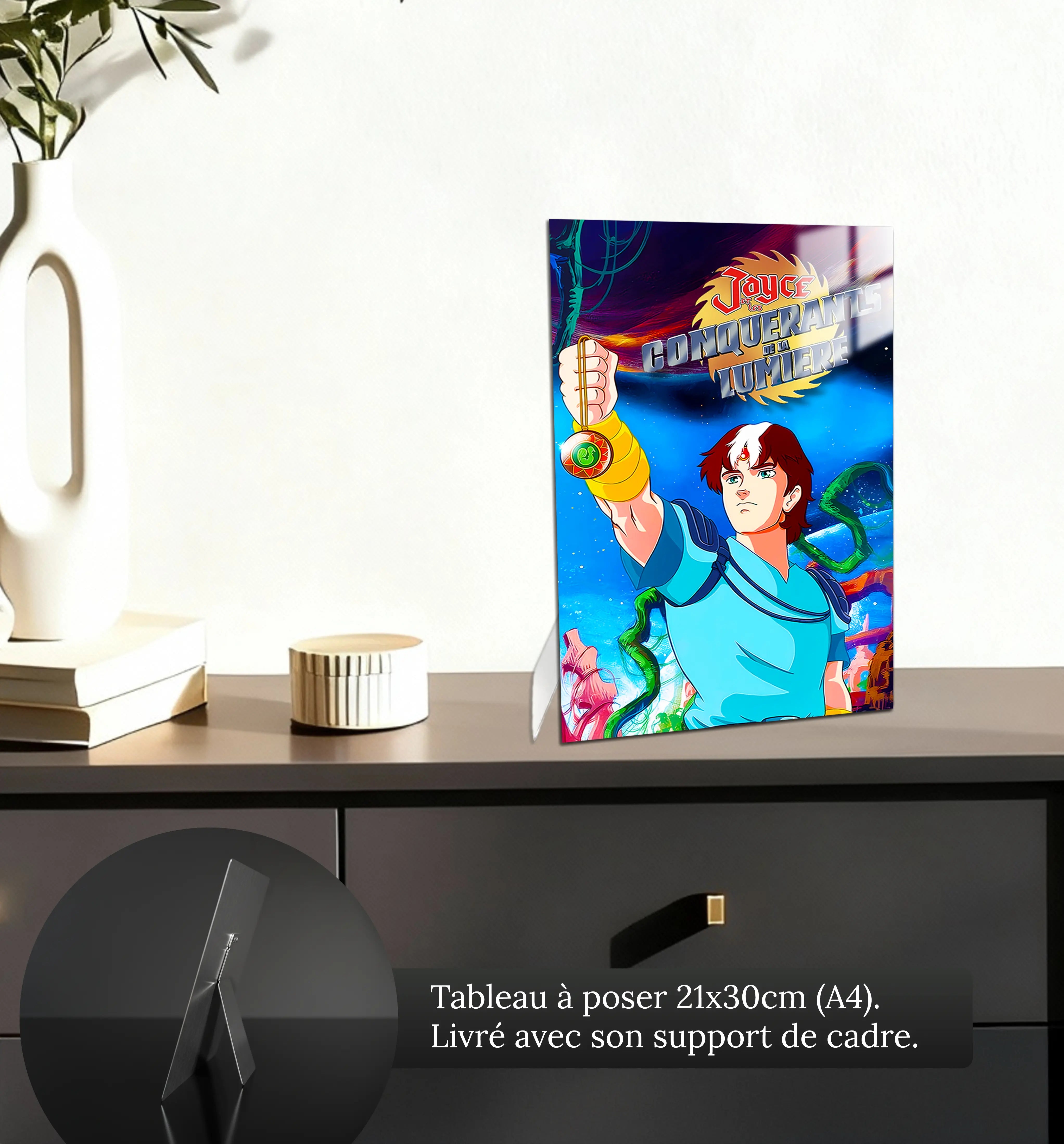 Tableau-Jayce-et-les-conquerants-de-la-lumiere-affiche-petit-format-a-poser-sur-meuble | DreamWay