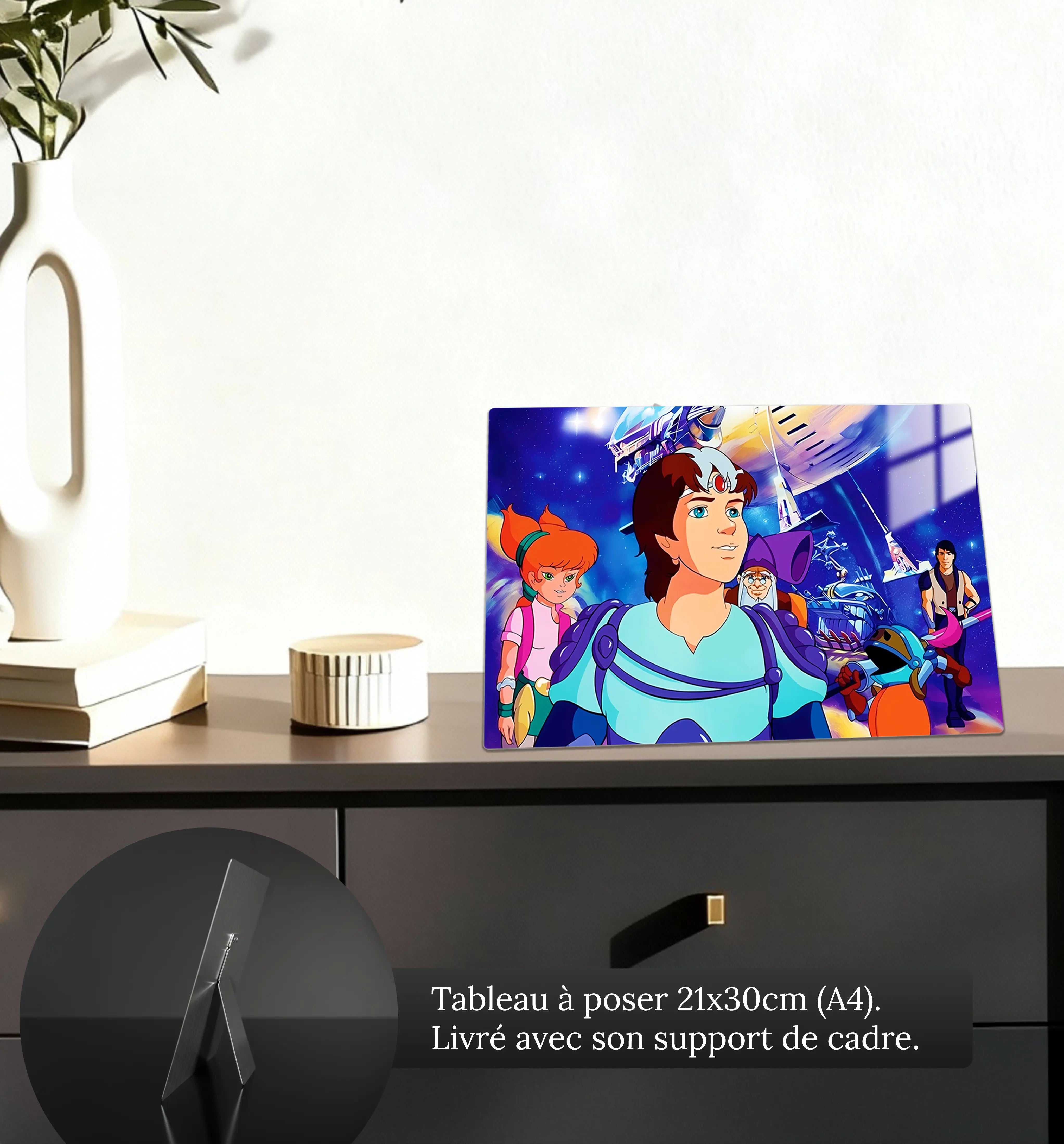 Tableau-Jayce-et-les-conquerants-de-la-lumiere-petit-format-a-poser-sur-meuble | DreamWay