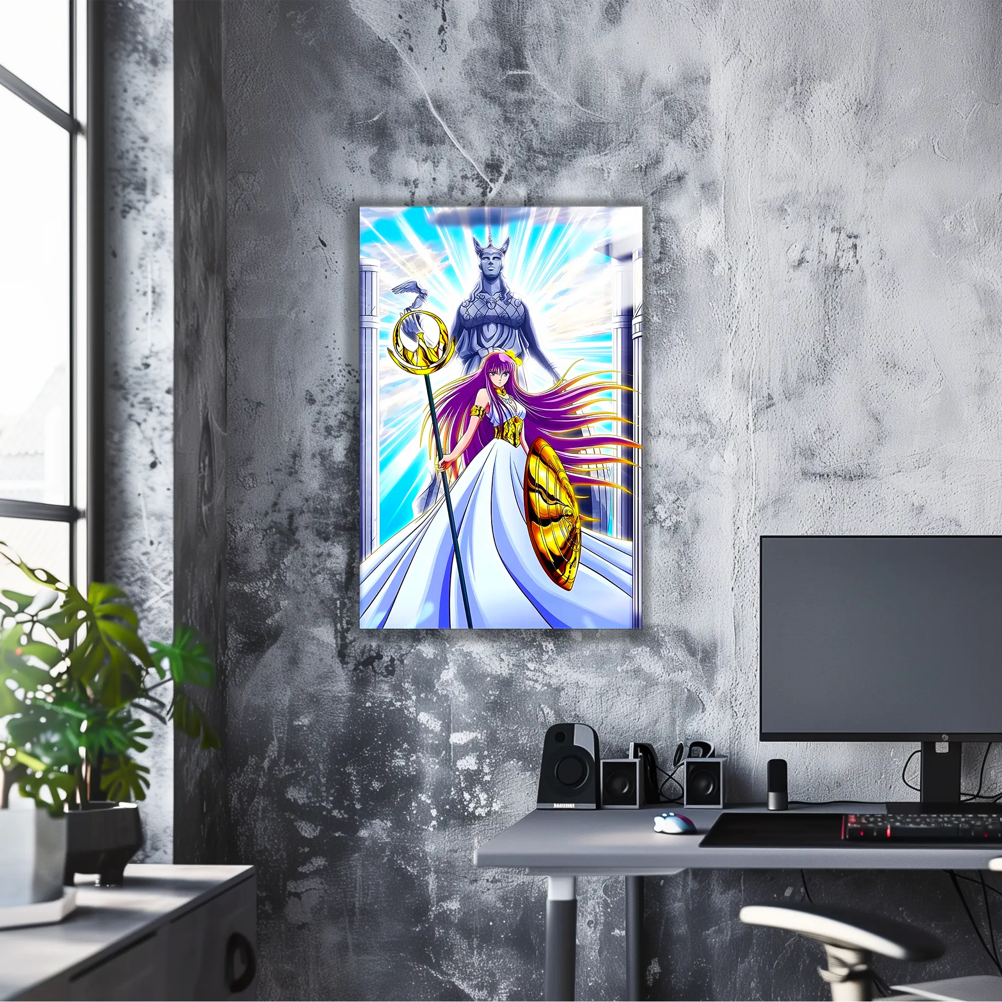 Tableau Les Chevaliers Du Zodiaque Deesse Athena