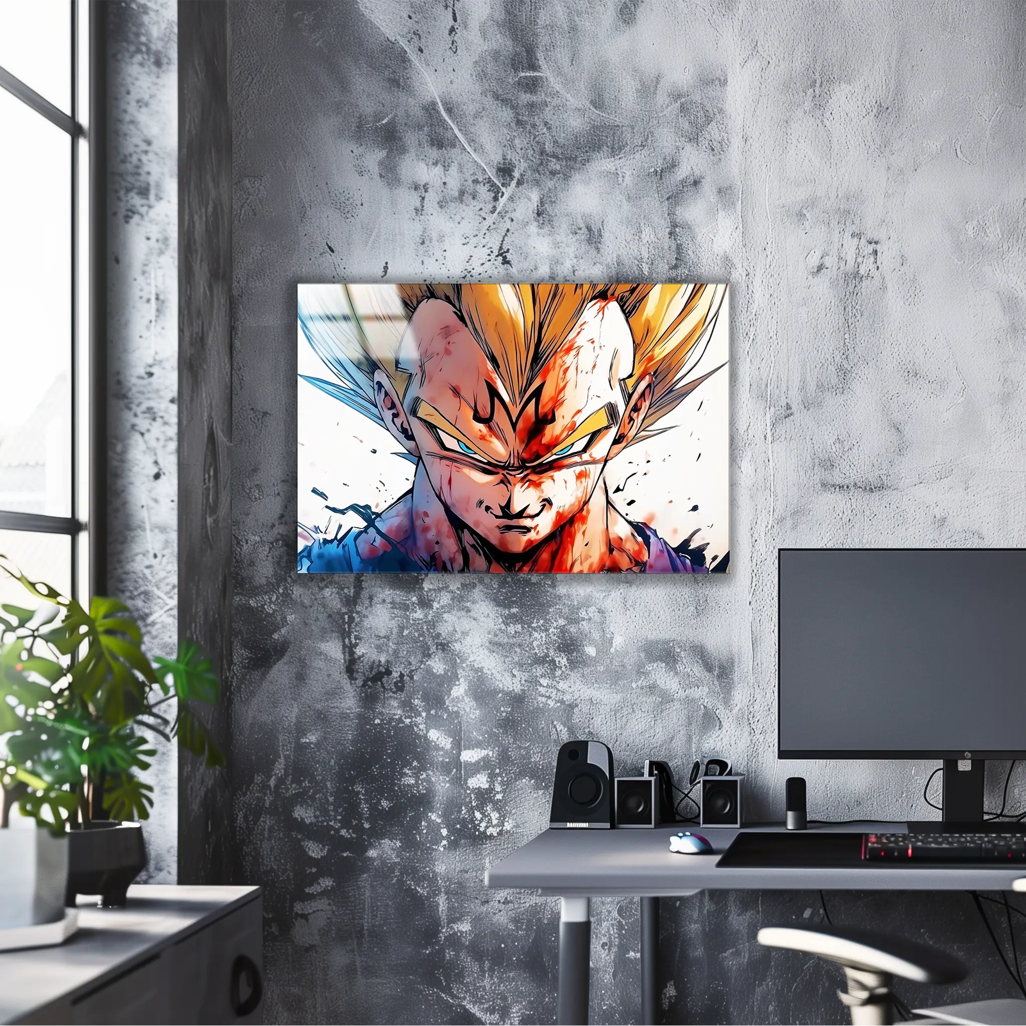 Tableau DBZ Majin Vegeta