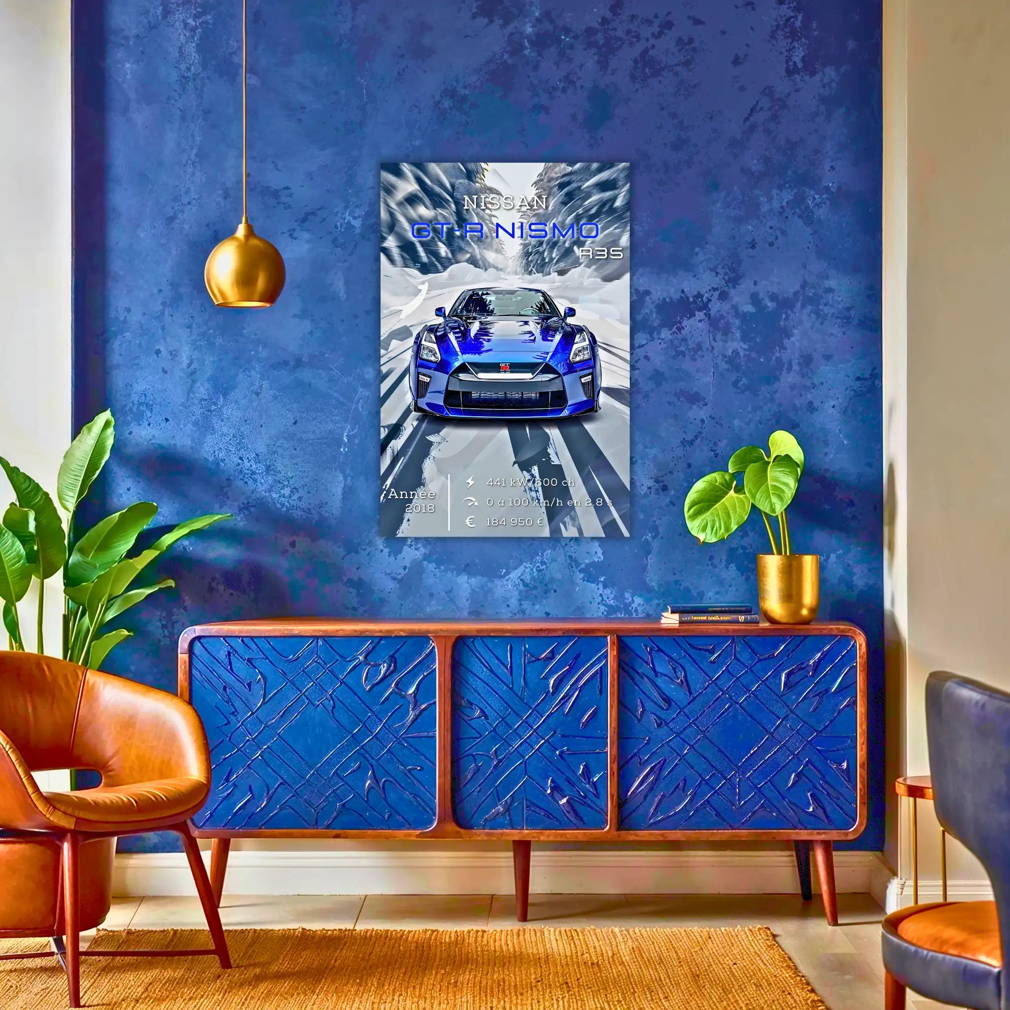 Tableau-Nissan-GTR-Nismo-R35-au-dessus-du-buffet | DreamWay