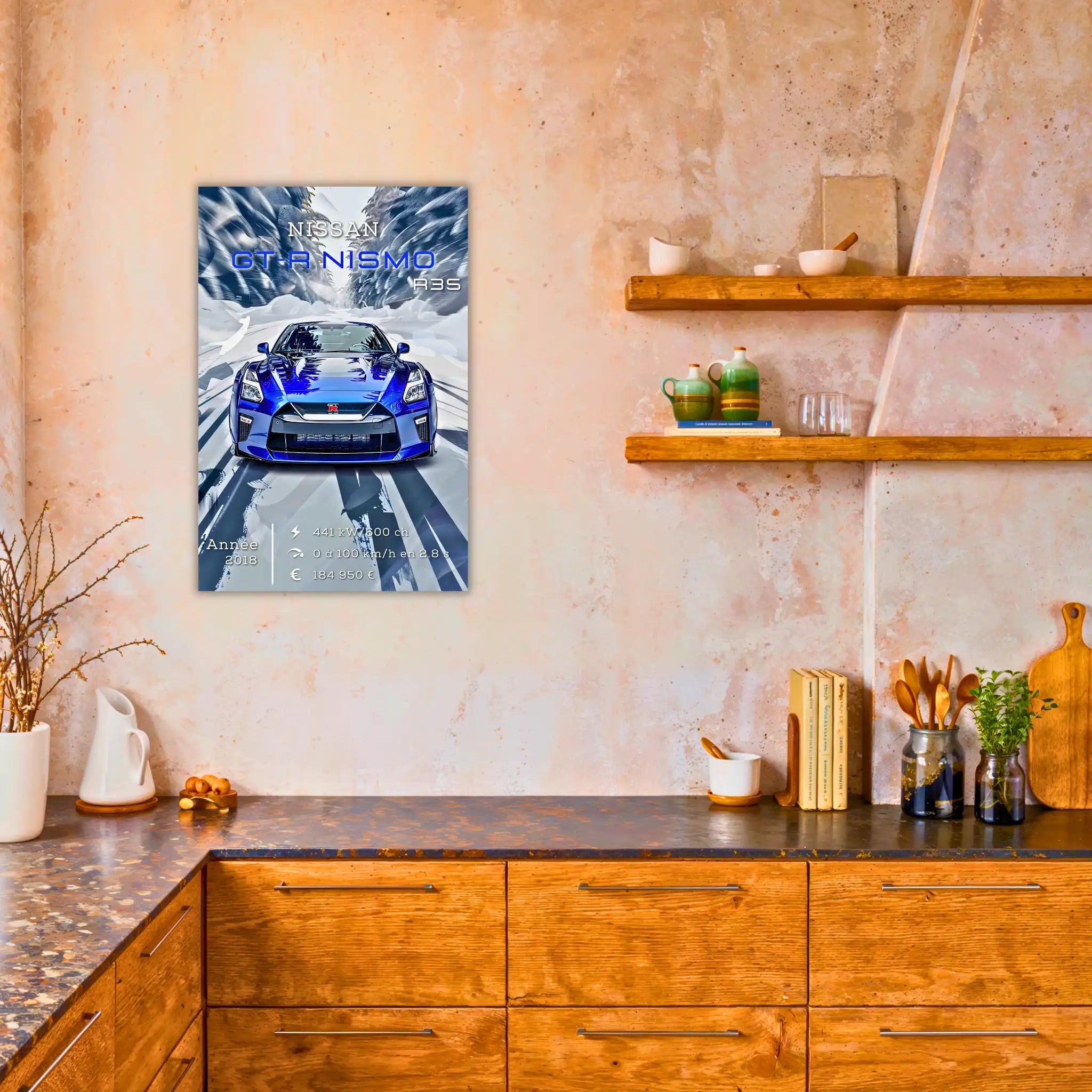 Tableau-Nissan-GTR-Nismo-R35-dans-la-cuisine | DreamWay
