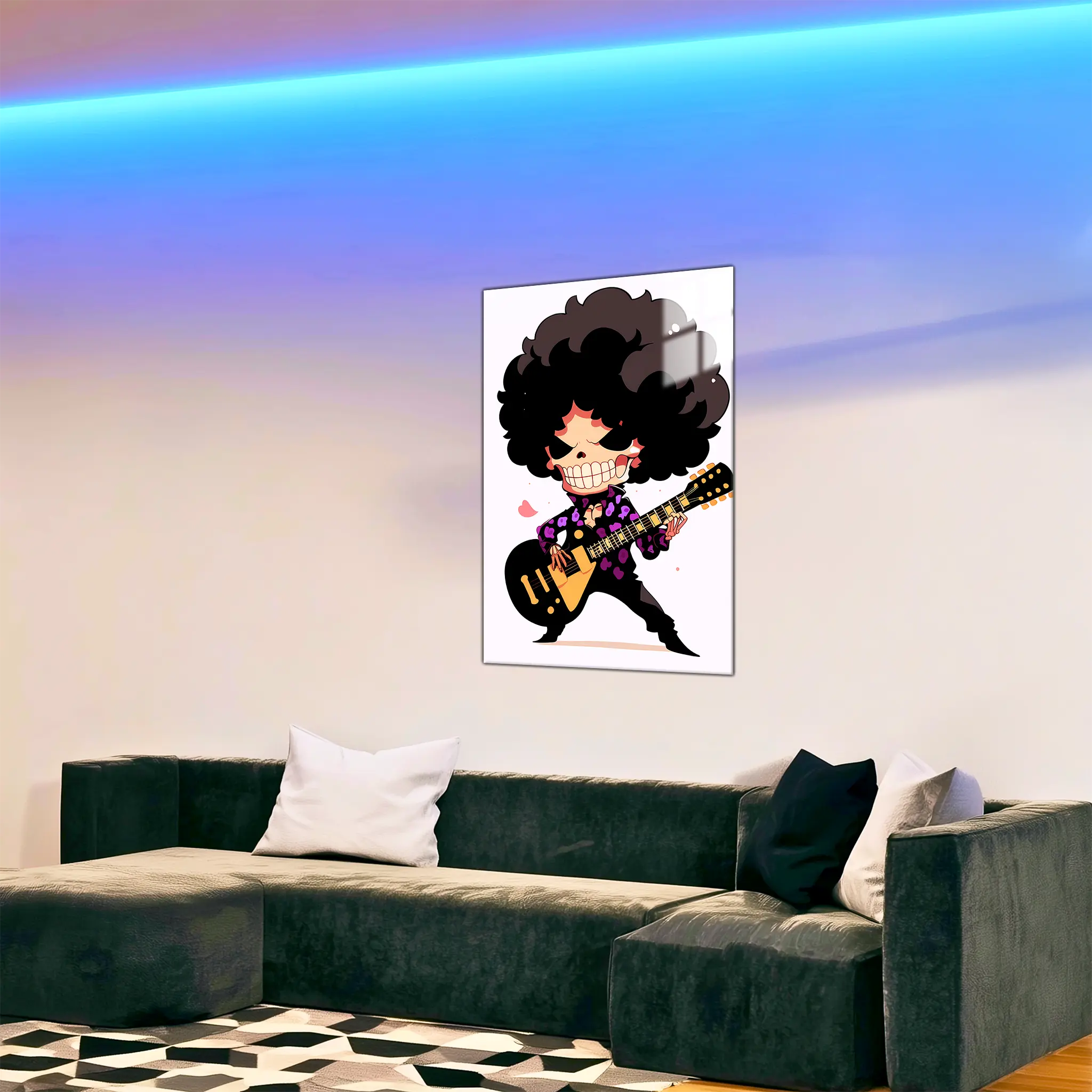 Tableau-One-piece-Chibi-Brook-dans-le-salon | DreamWay