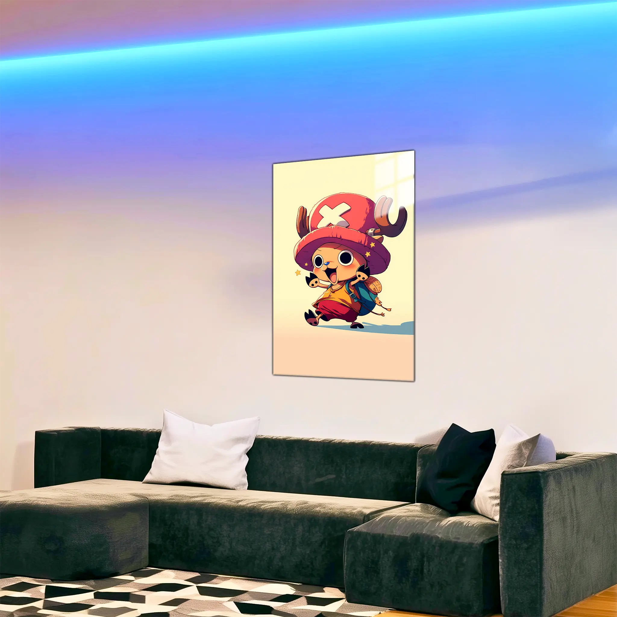 Tableau-One-piece-Chibi-Chopper-dans-le-salon | DreamWay