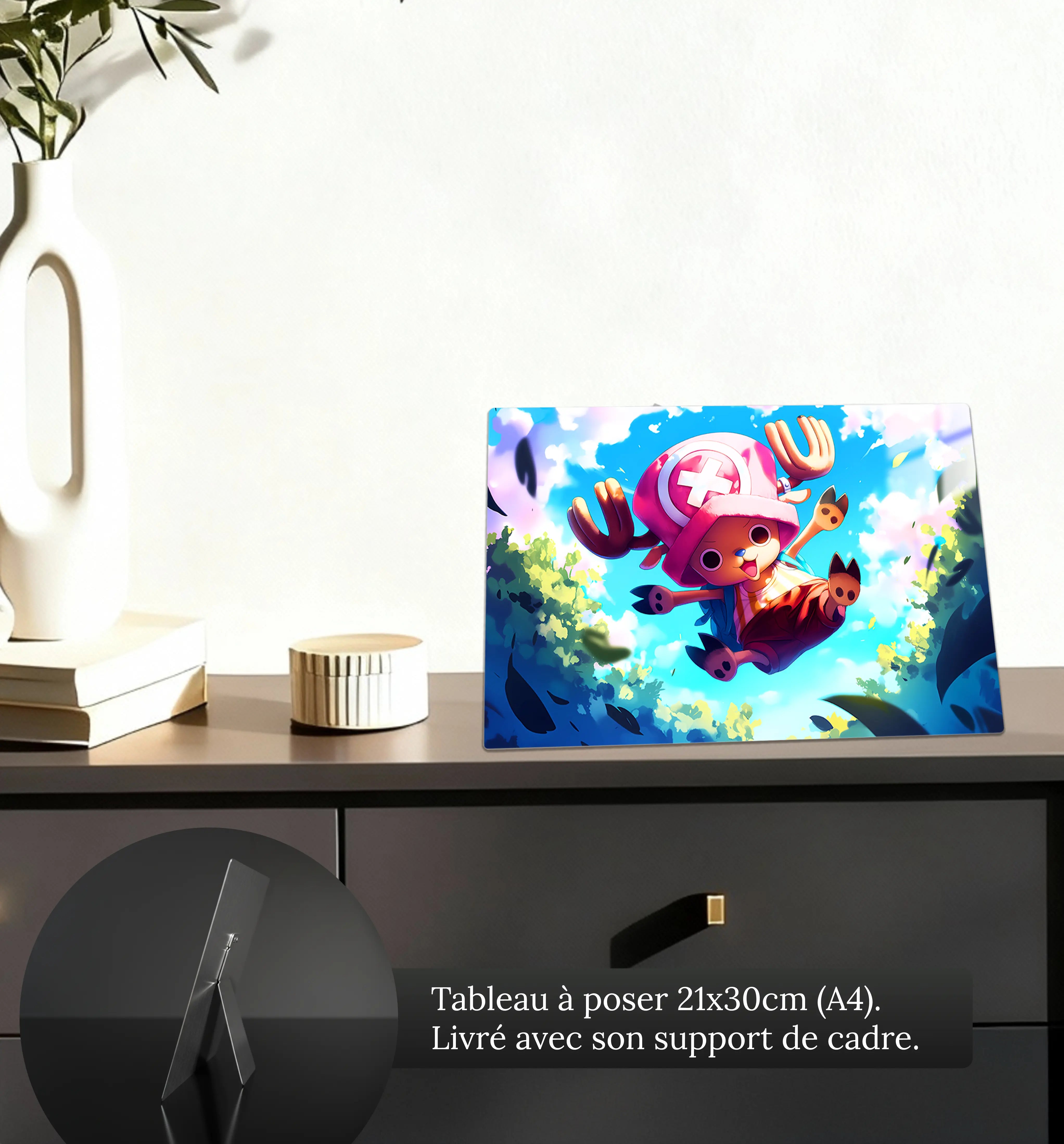 Tableau-One-piece-Chopper-petit-format-a-poser-sur-meuble | DreamWay
