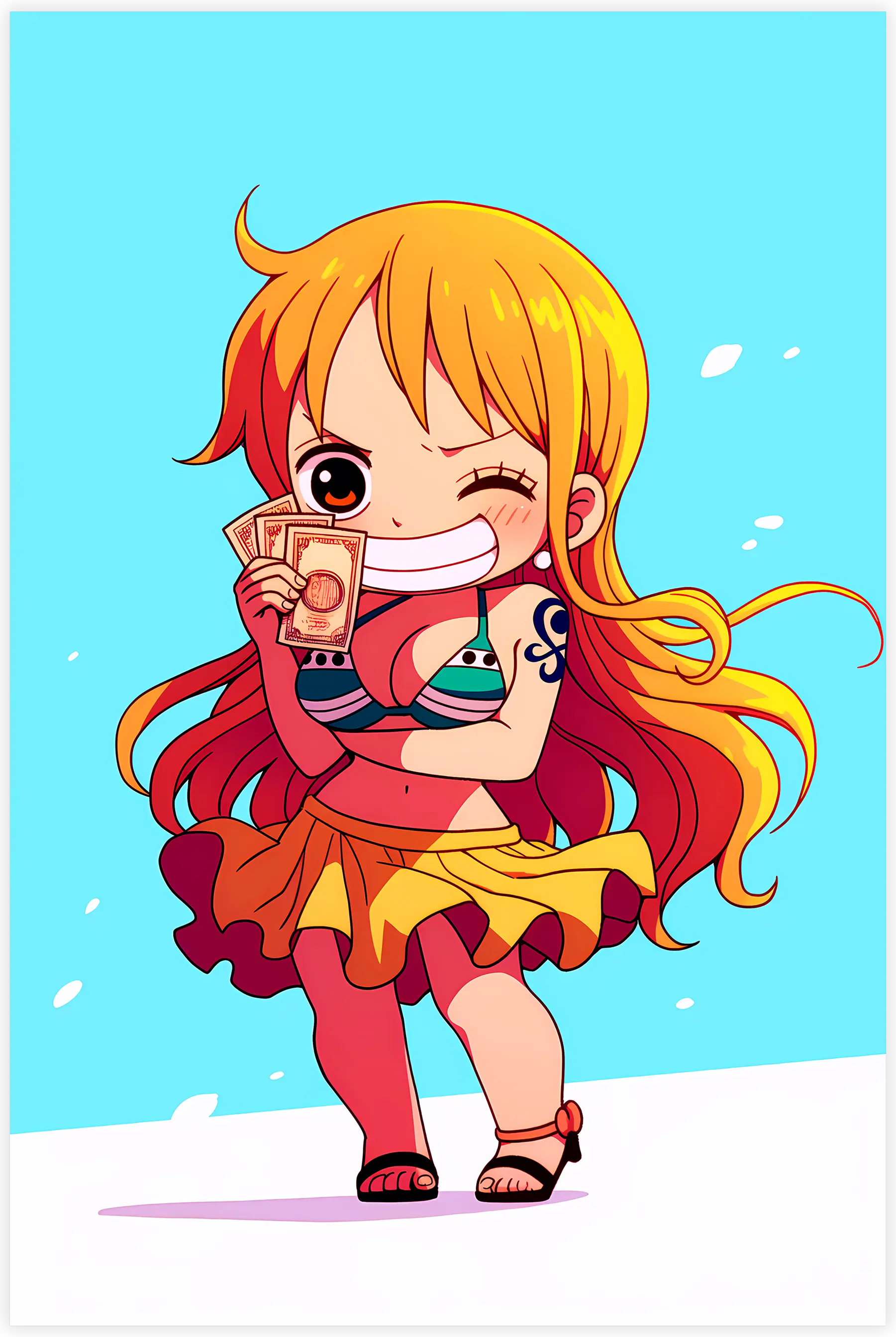 Tableau-One-piece-chibi-Nami | DreamWay