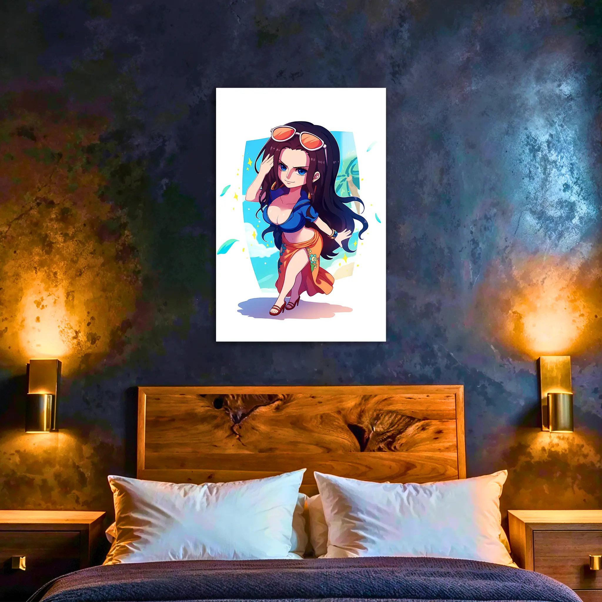 Tableau-One-piece-chibi-Nico-Robin-dans-la-chambre | DreamWay