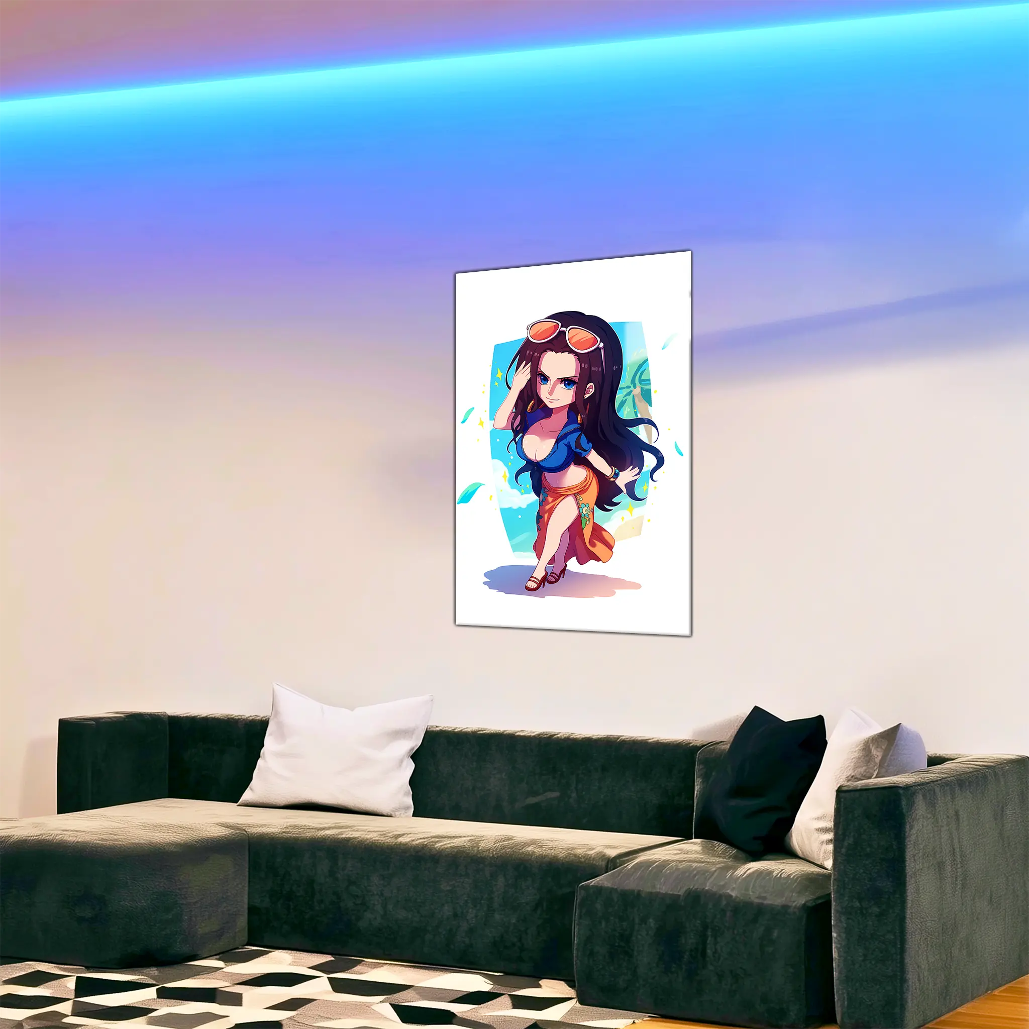 Tableau-One-piece-chibi-Nico-Robin-dans-le-salon | DreamWay