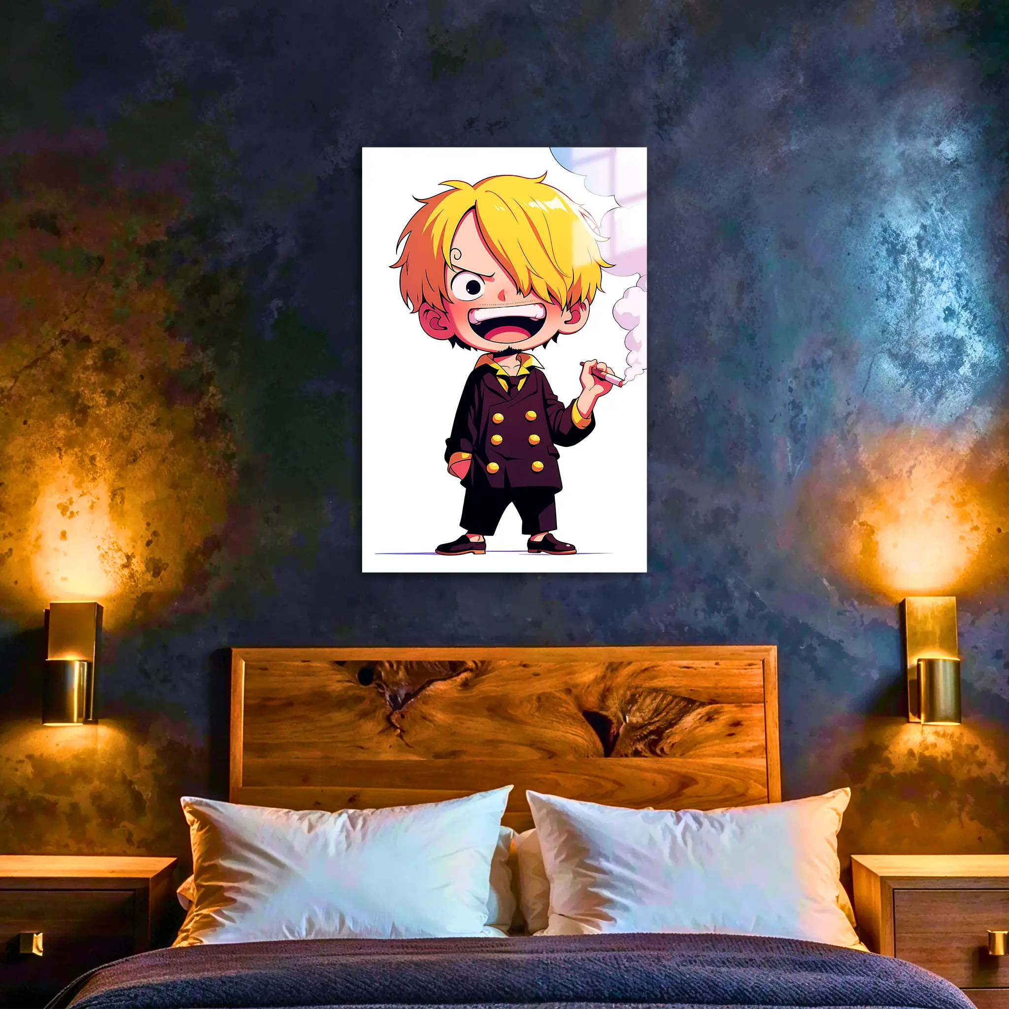 Tableau-One-piece-chibi-Sanji-dans-la-chambre | DreamWay