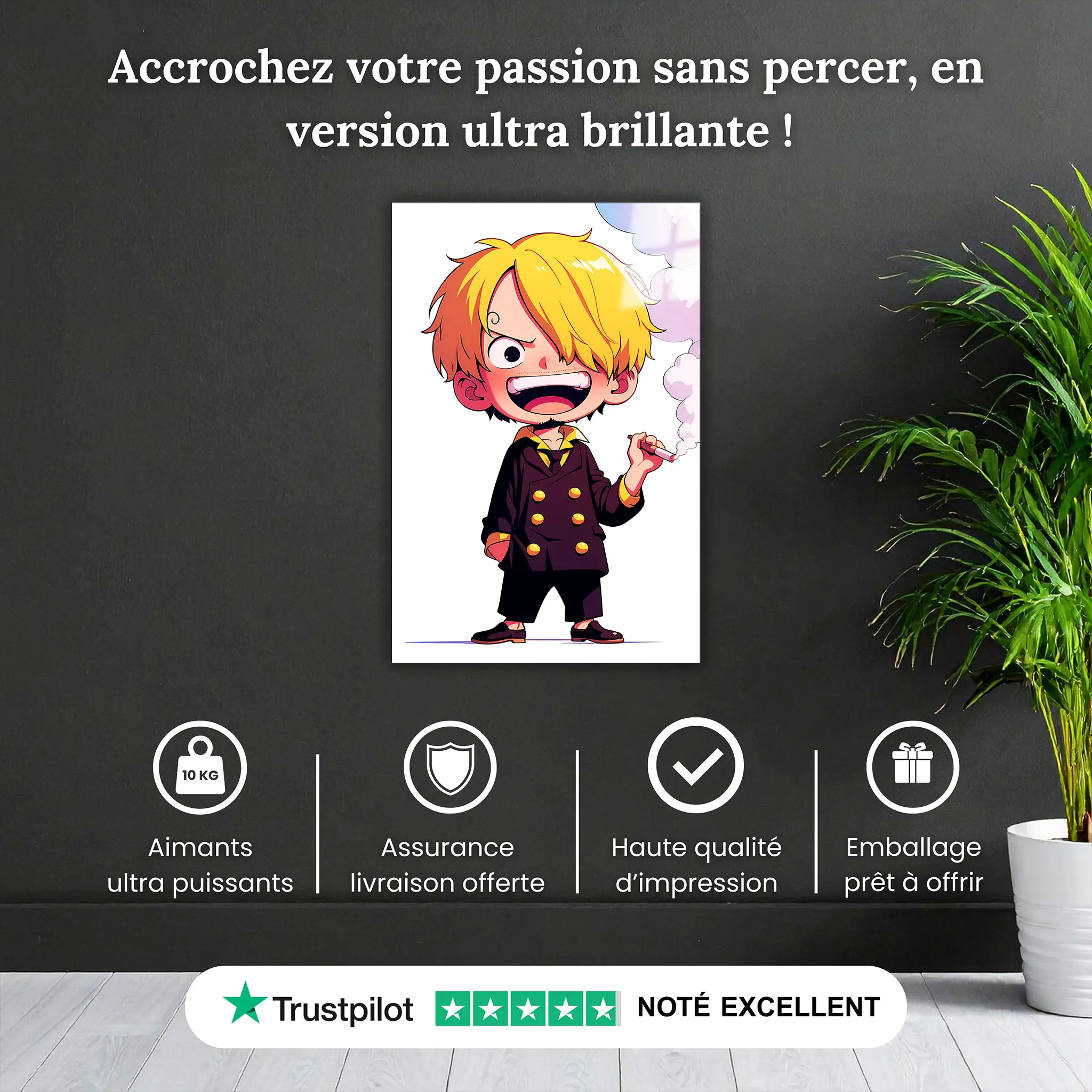 Tableau-One-piece-chibi-Sanji-pourquoi-acheter | DreamWay