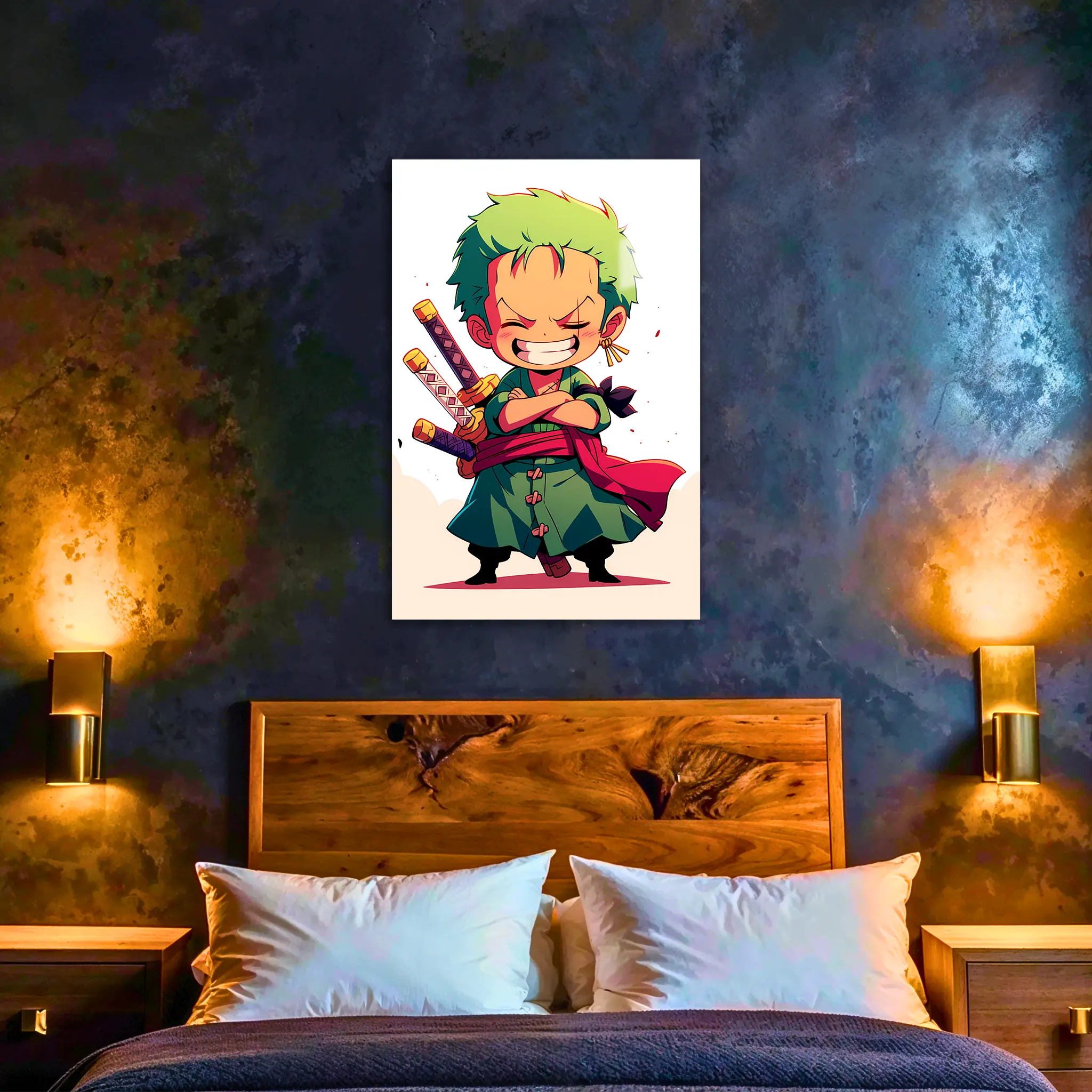 Tableau-One-piece-chibi-Zoro-dans-la-chambre | DreamWay