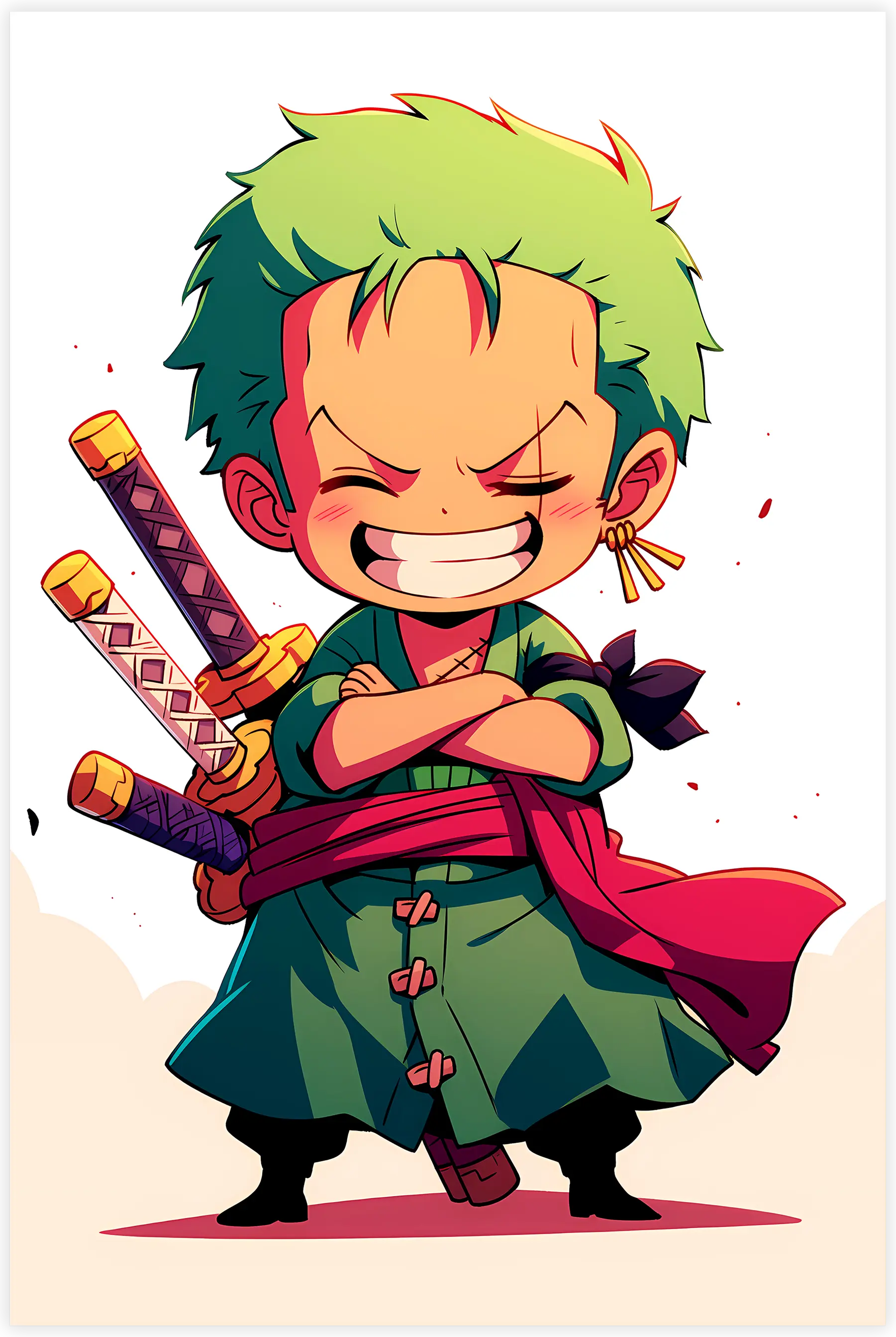 Tableau-One-piece-chibi-Zoro | DreamWay