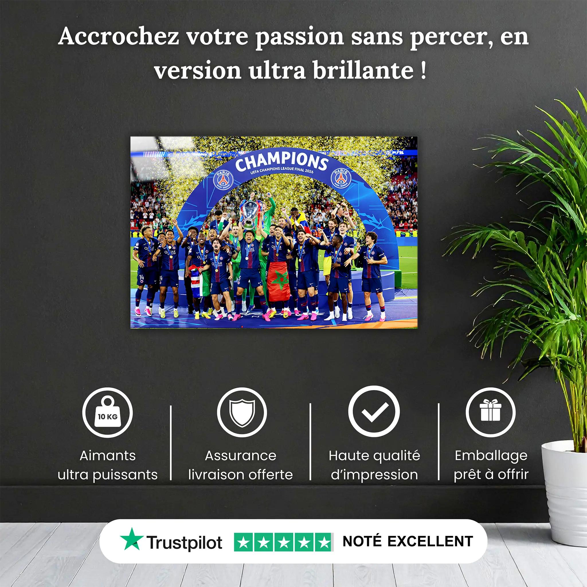 Tableau PSG Vainqueur 2026