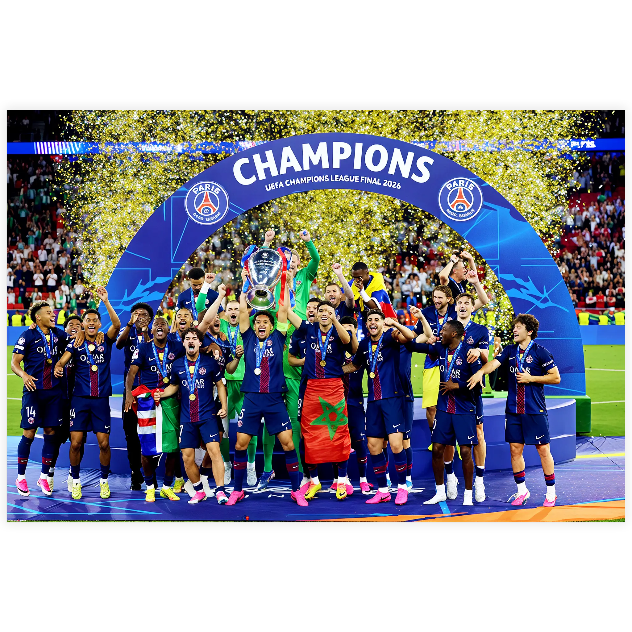 Tableau PSG Vainqueur 2026
