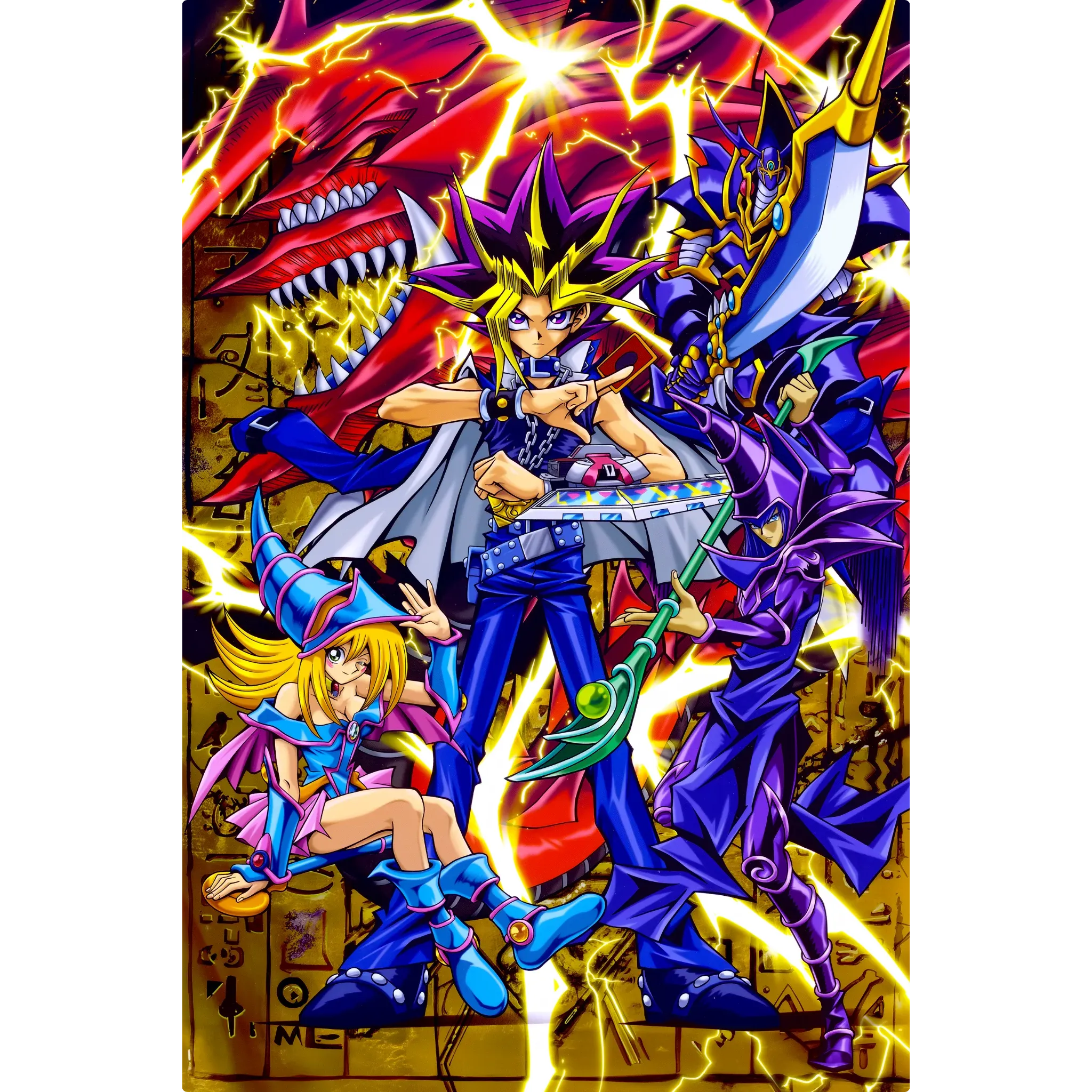 Tableau Yu-Gi-Oh! Et Ses Monstres