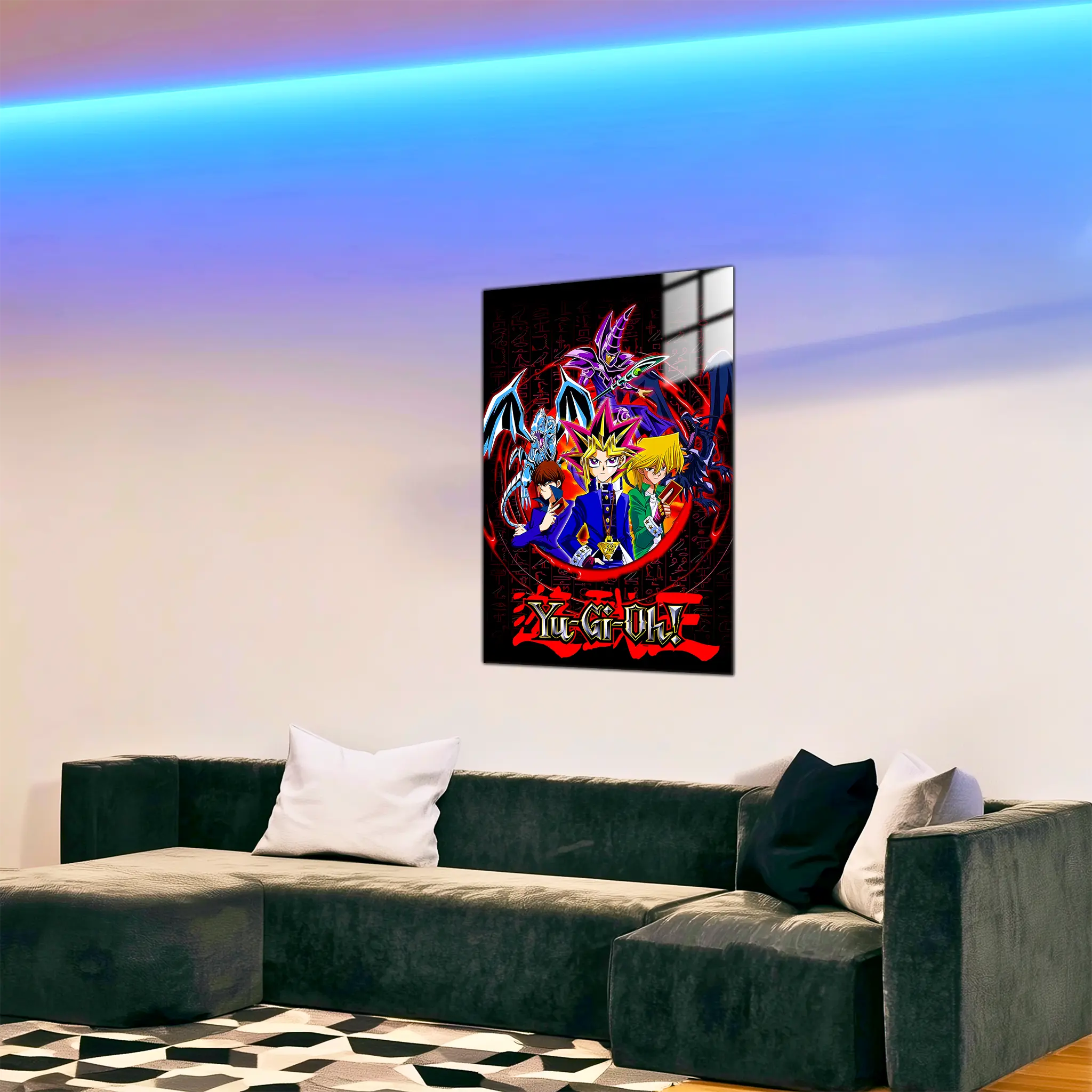 Tableau-Yu-Gi-Oh-joey-et-kaiba-dans-le-salon | DreamWay