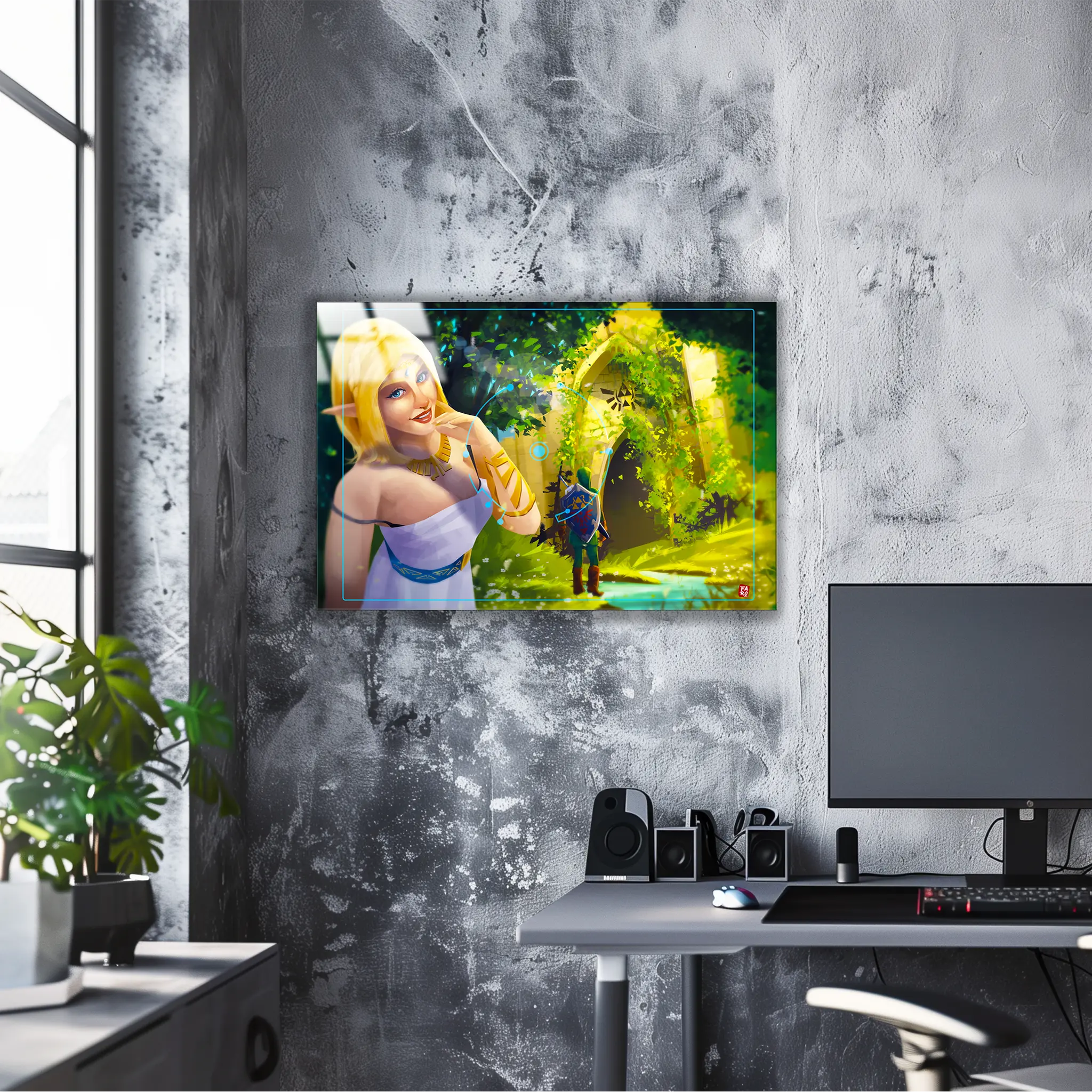 Tableau-Zelda-et-link-en-photo | DreamWay