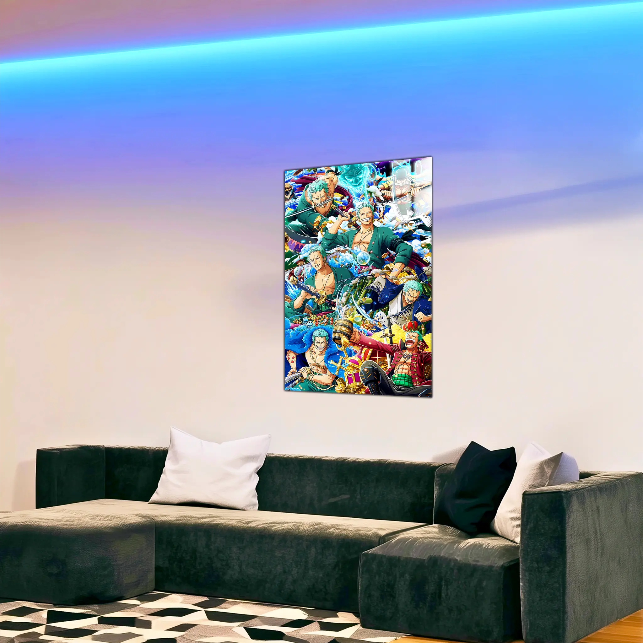 Tableau-Zoro-le-heros-dans-le-salon | DreamWay