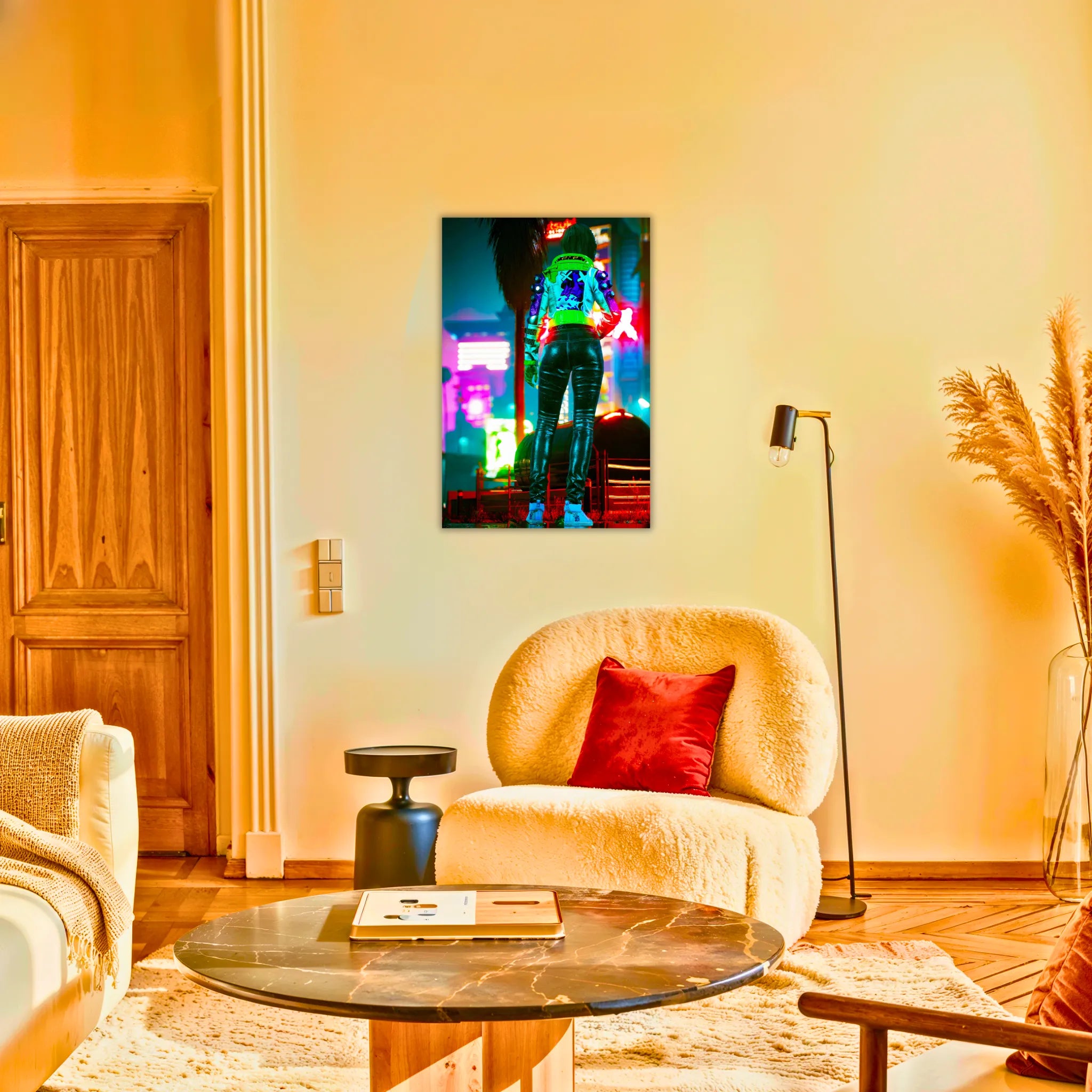 Tableau-bienvenue-a-cyberpunk-au-salon | DreamWay