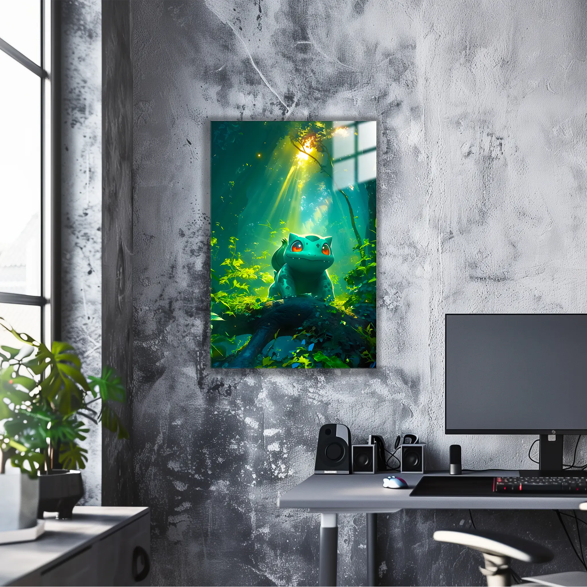 Tableau Bulbizarre Forêt Paisible