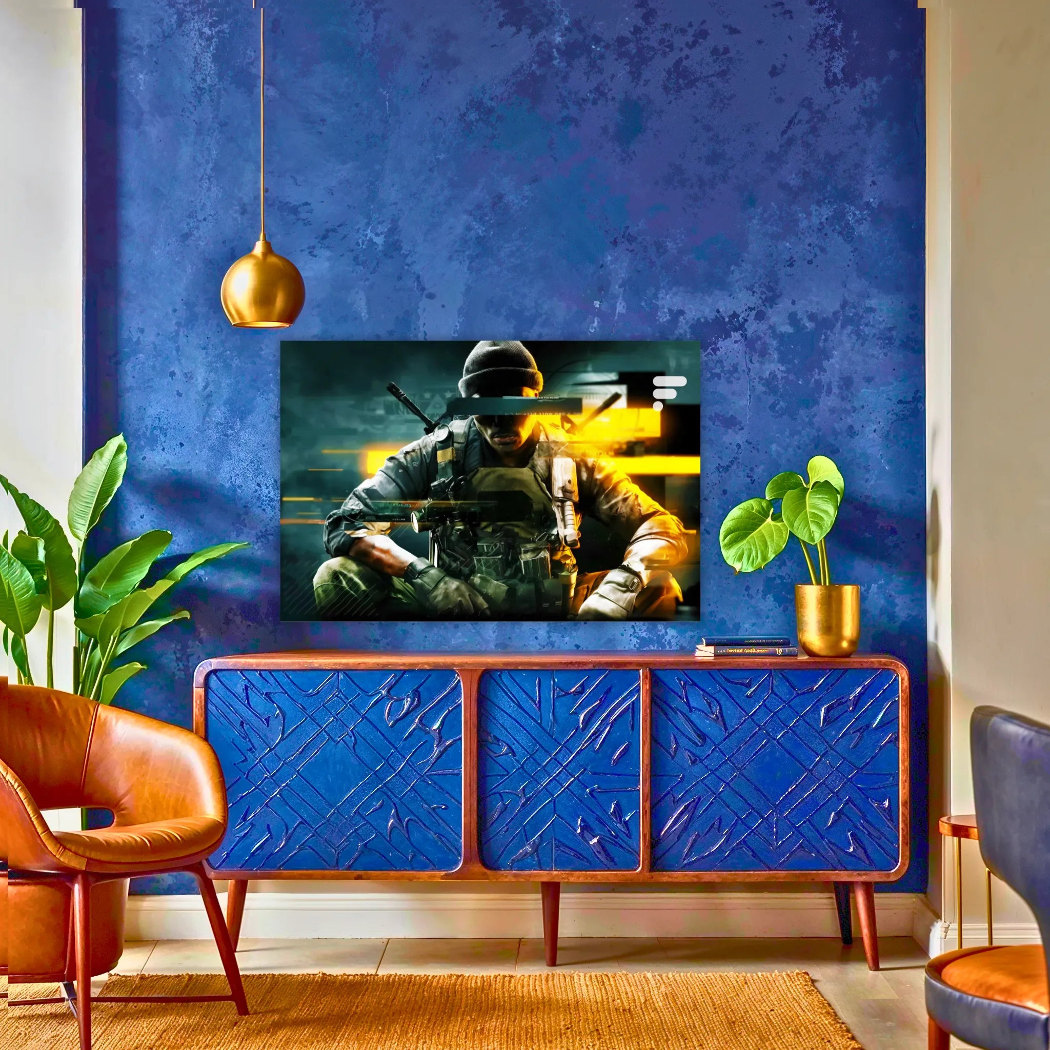 Tableau-call-of-duty-bo6-au-dessus-du-buffet | DreamWay
