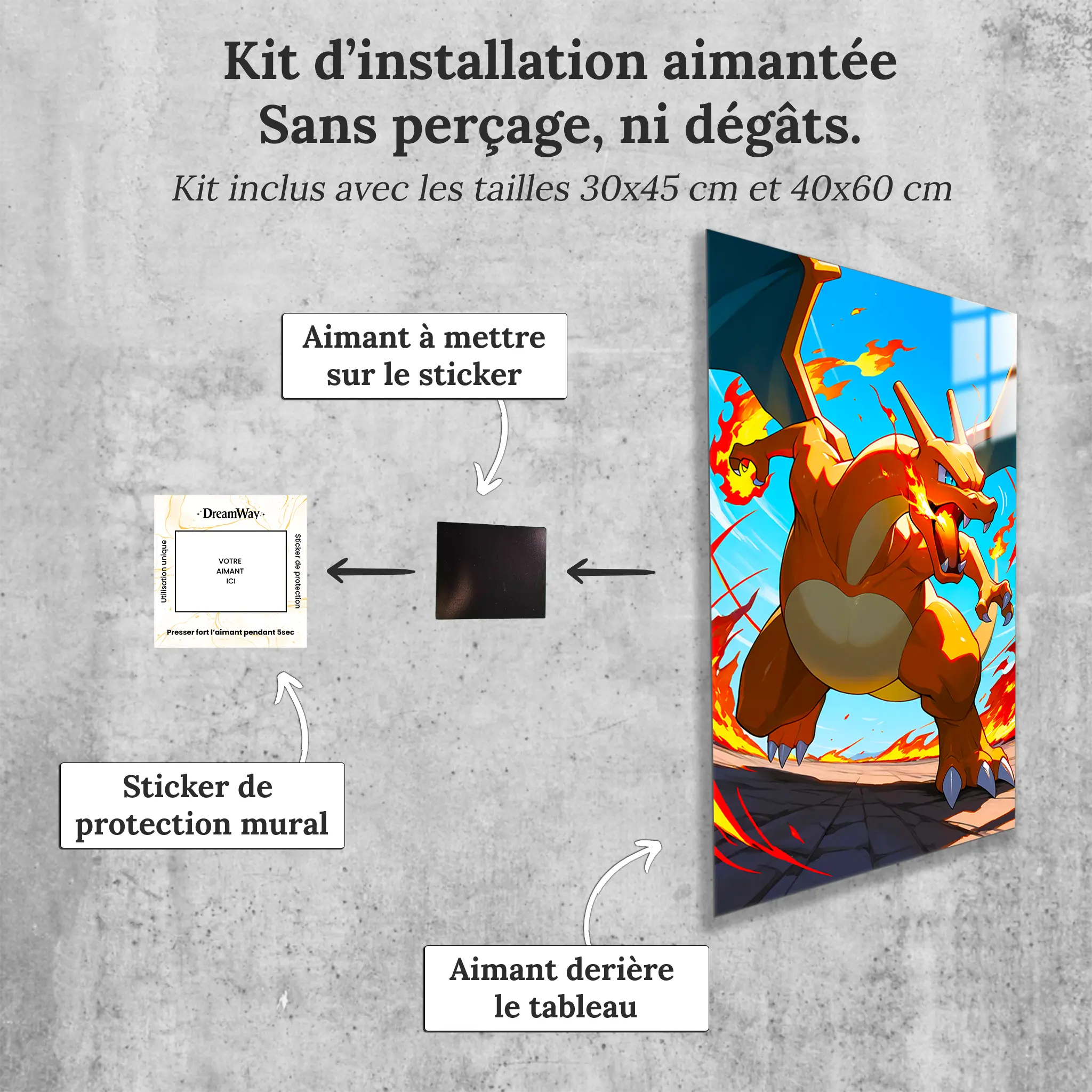 Tableau-dracofeu-attaque-avec-installation-aimantee | DreamWay