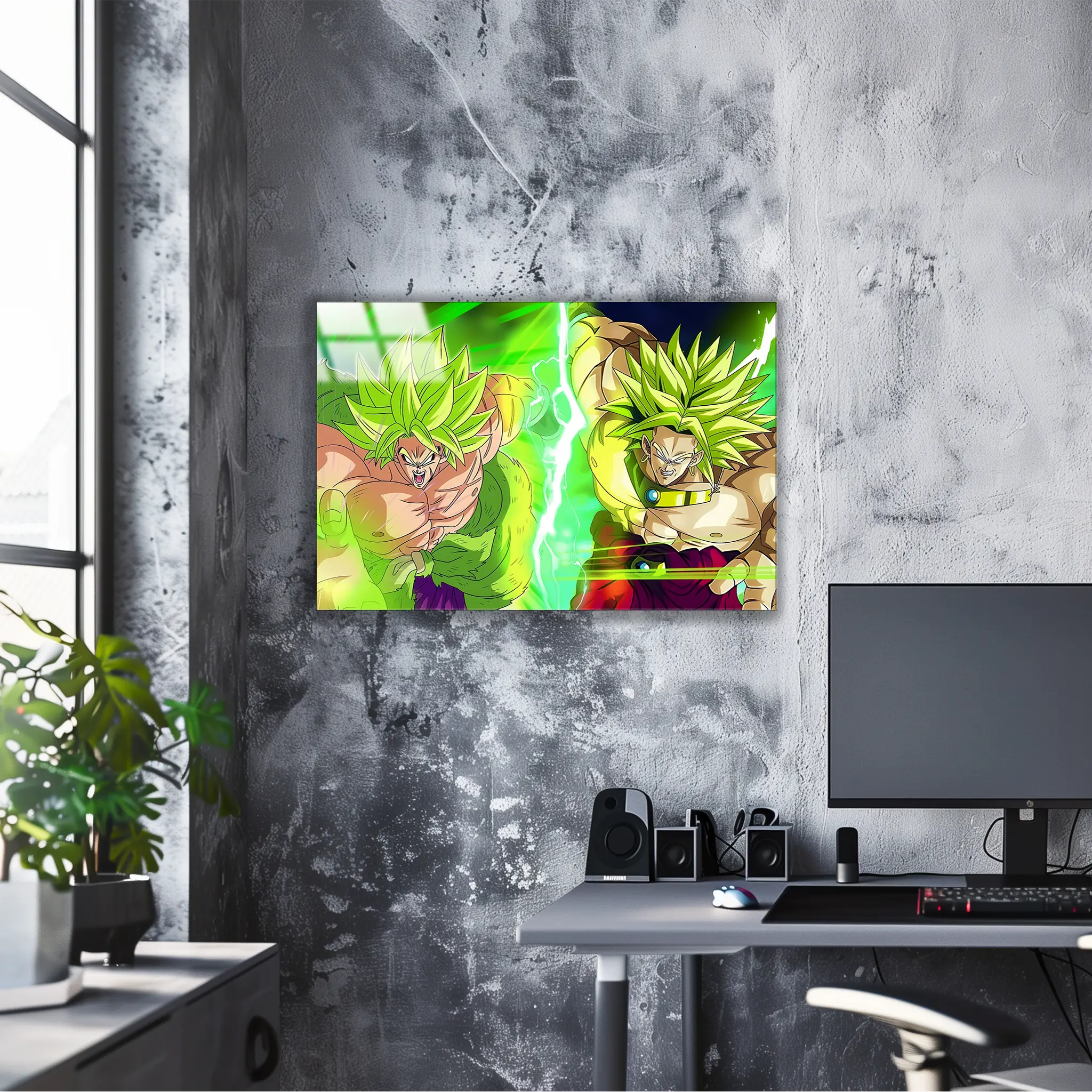 Tableau-dragon-ball-broly-dans-le-bureau | DreamWay