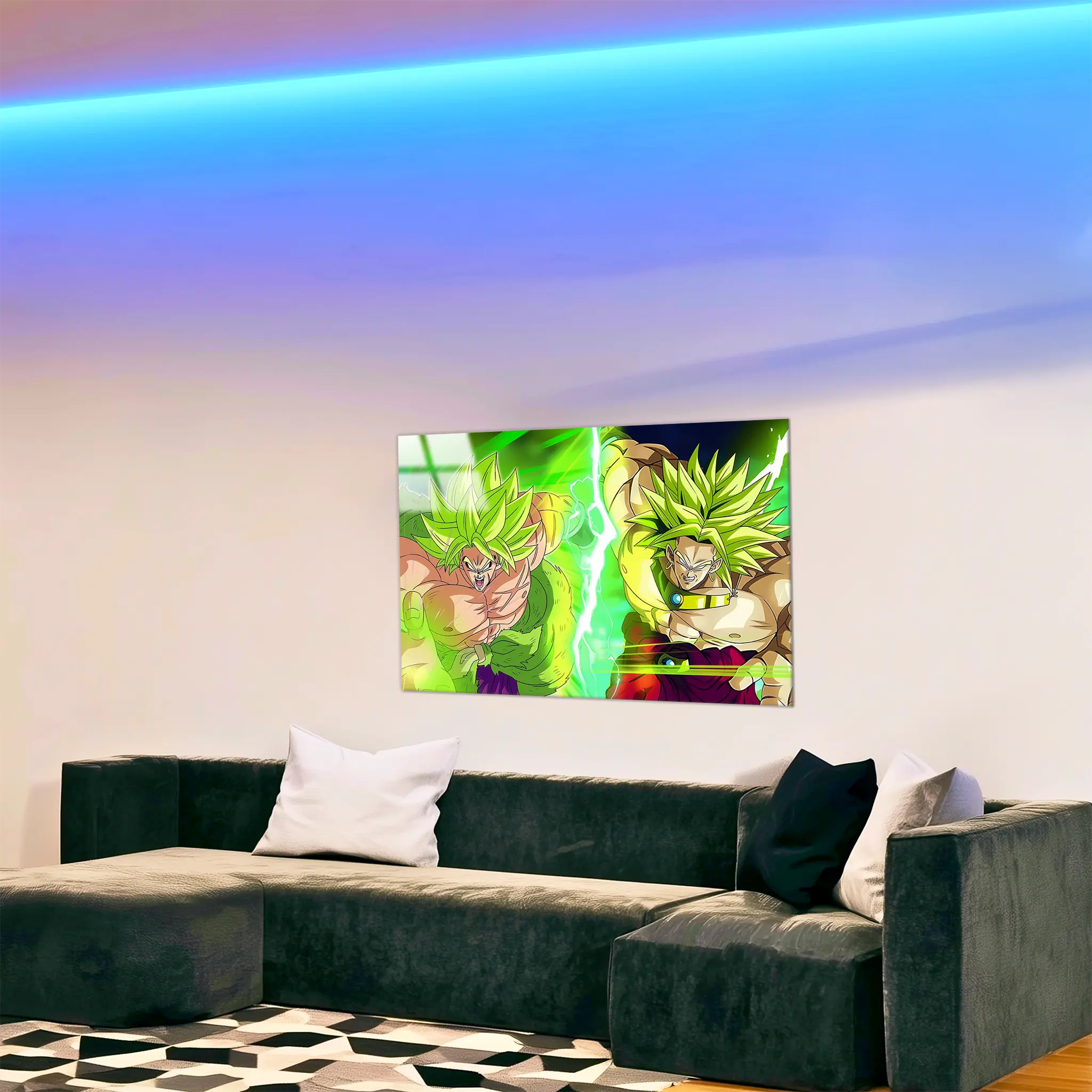 Tableau-dragon-ball-broly-dans-le-salon | DreamWay