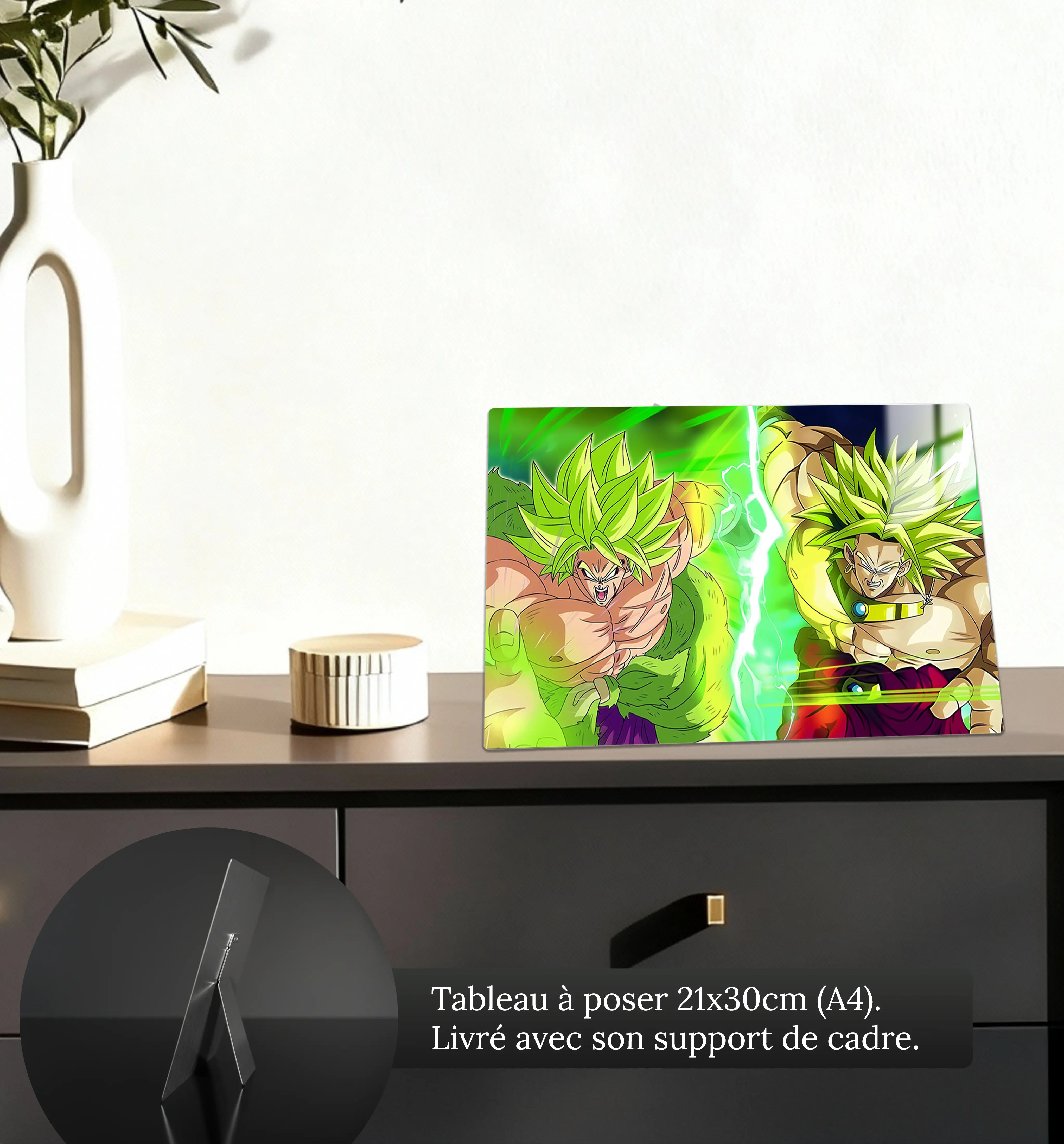 Tableau-dragon-ball-broly-petit-format-a-poser-sur-meuble | DreamWay