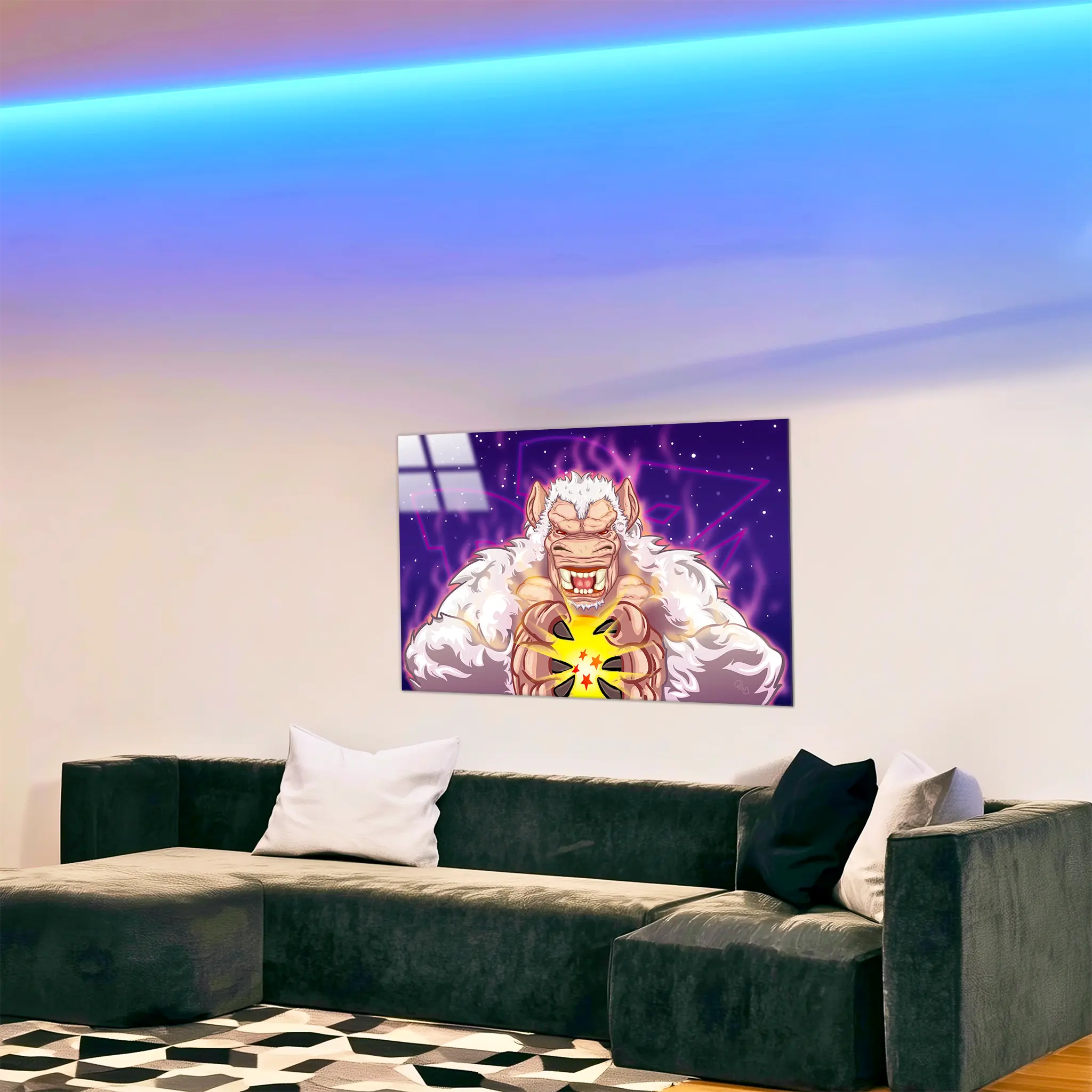Tableau-dragon-ball-z-gorille-dans-le-salon | DreamWay