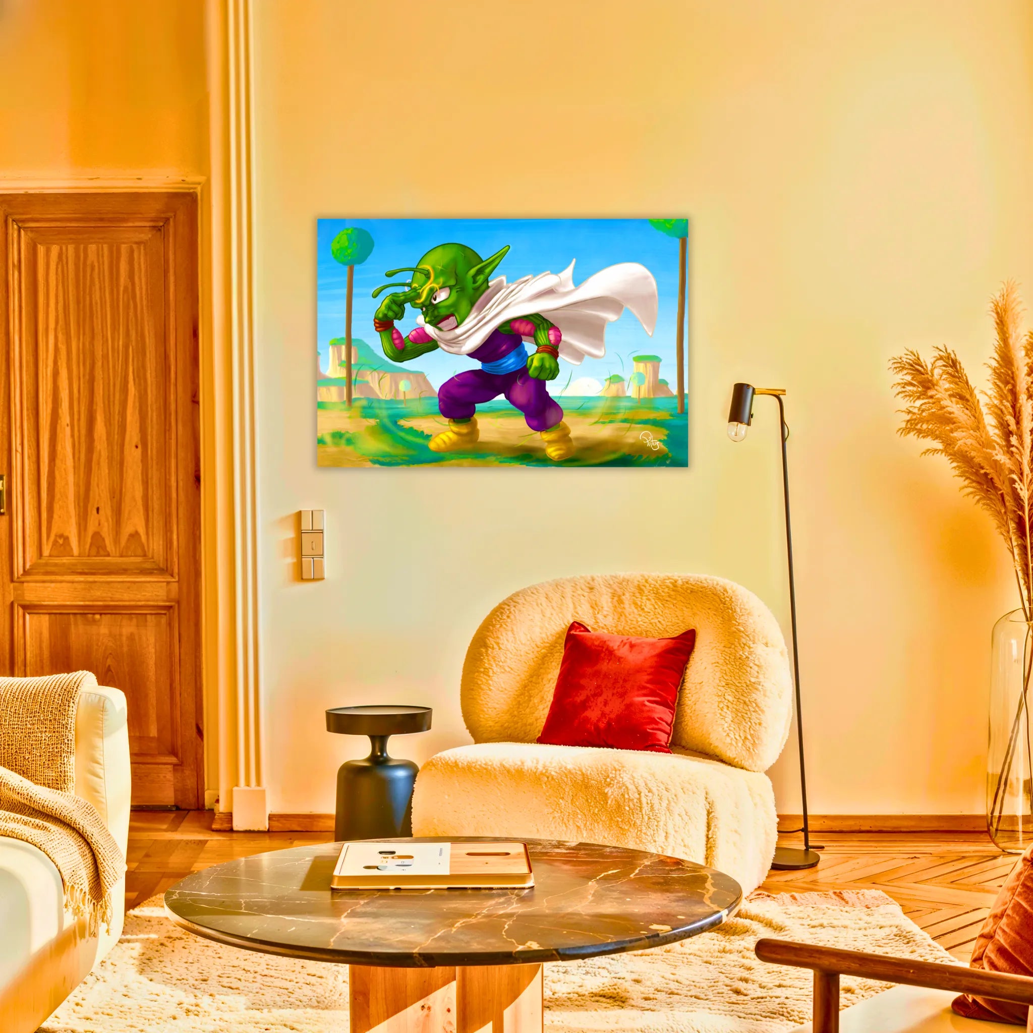 Tableau DBZ Piccolo Cartoon