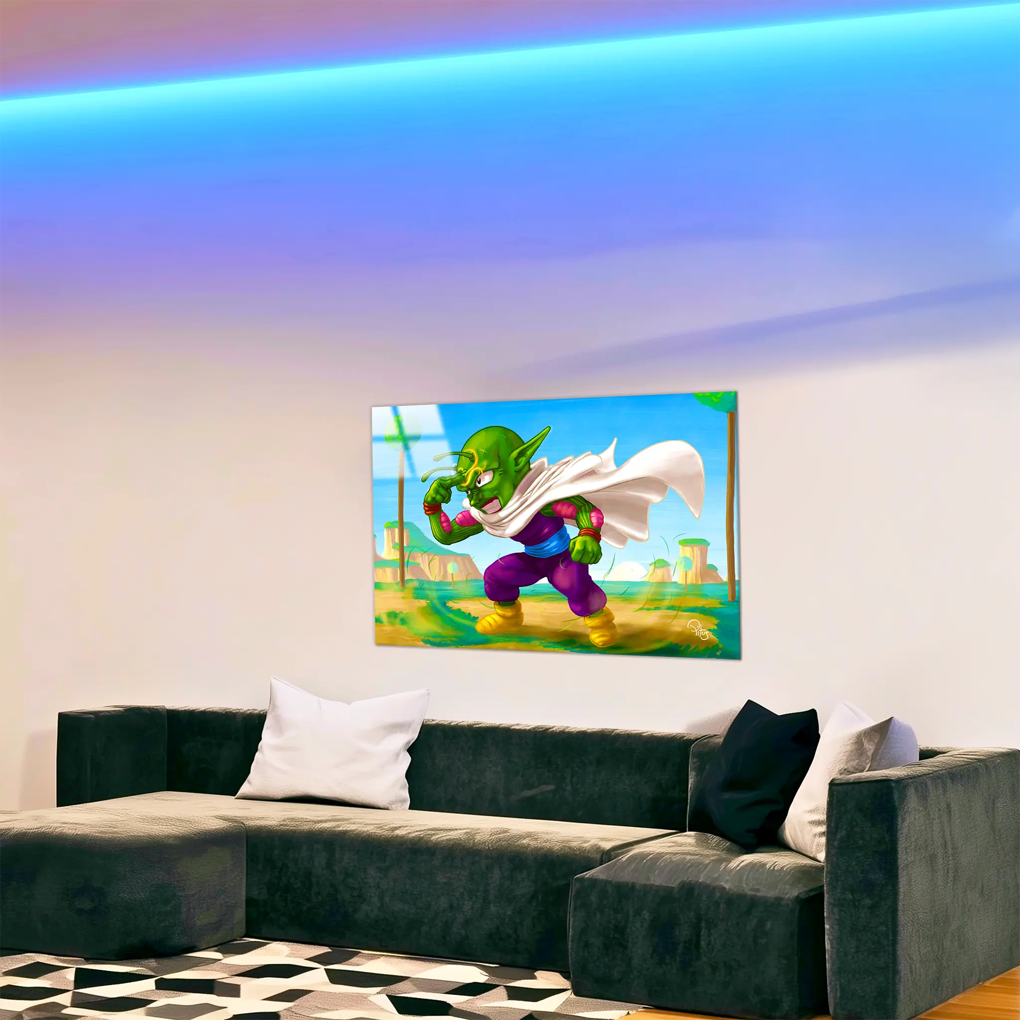 Tableau-dragon-ball-z-piccolo-cartoon-dans-le-salon | DreamWay