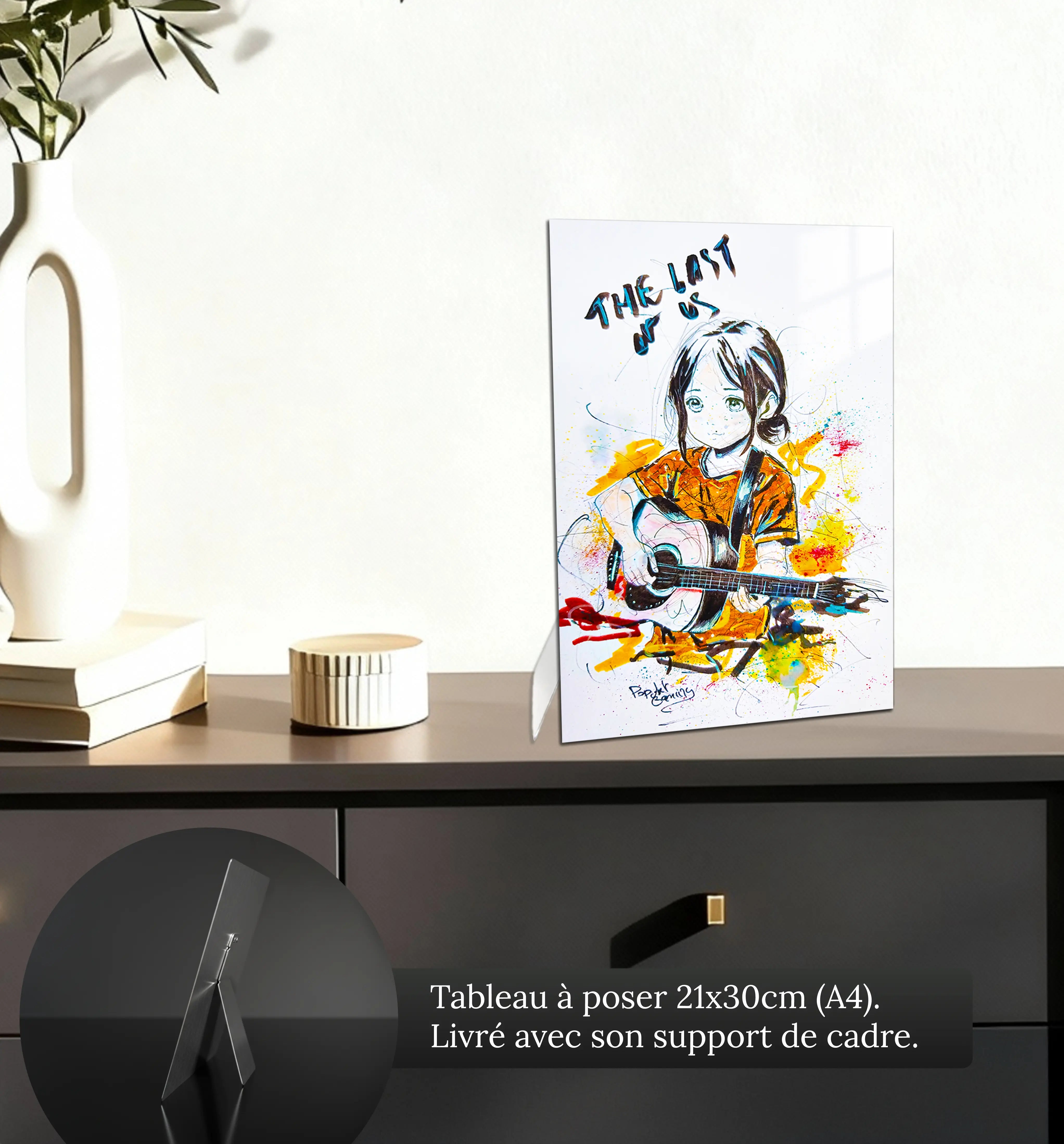 Tableau-ellie-enfant-pop-art-petit-format-a-poser-sur-meuble | DreamWay